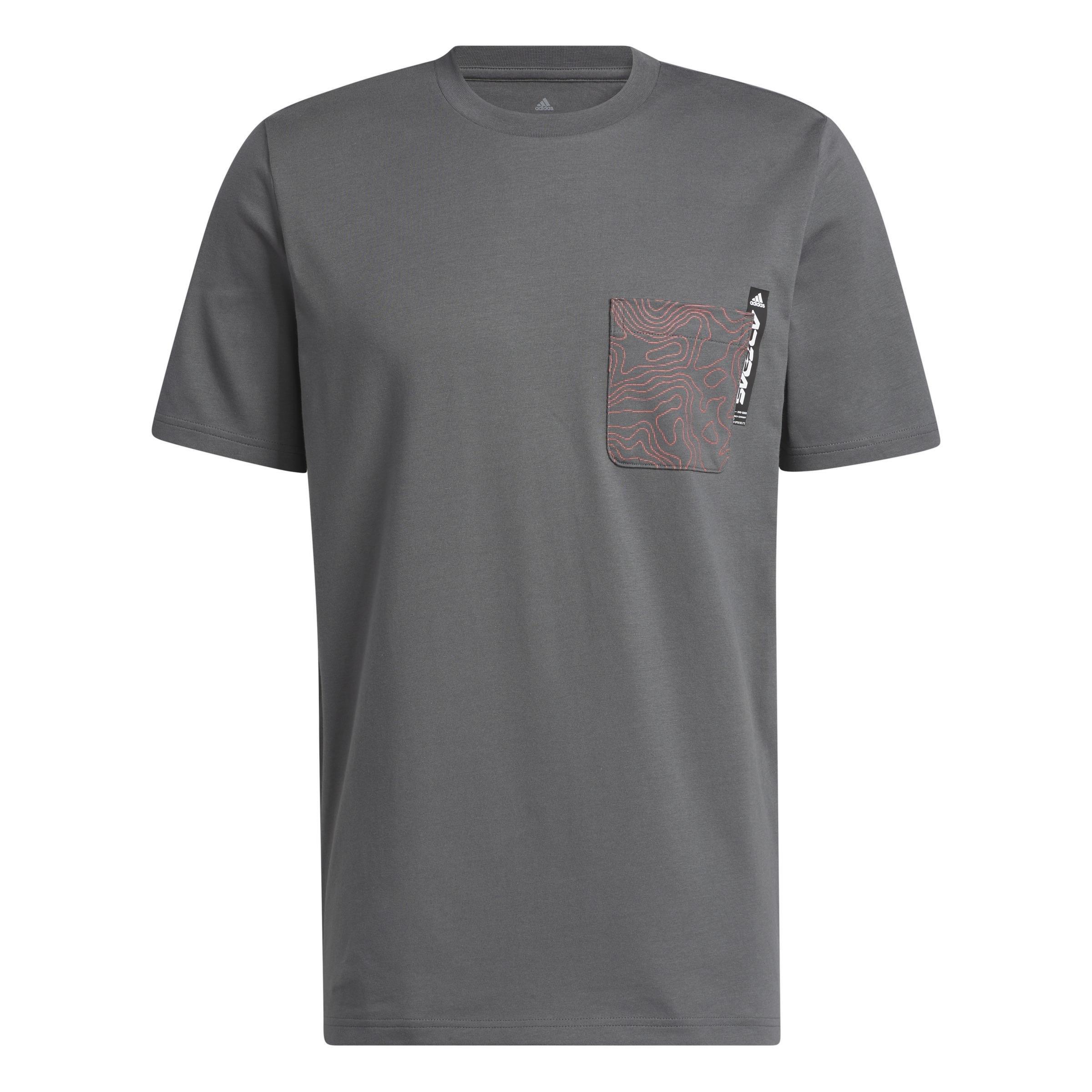 City Escape Graphic Pocket T-Shirt, Grey, , large image number 0