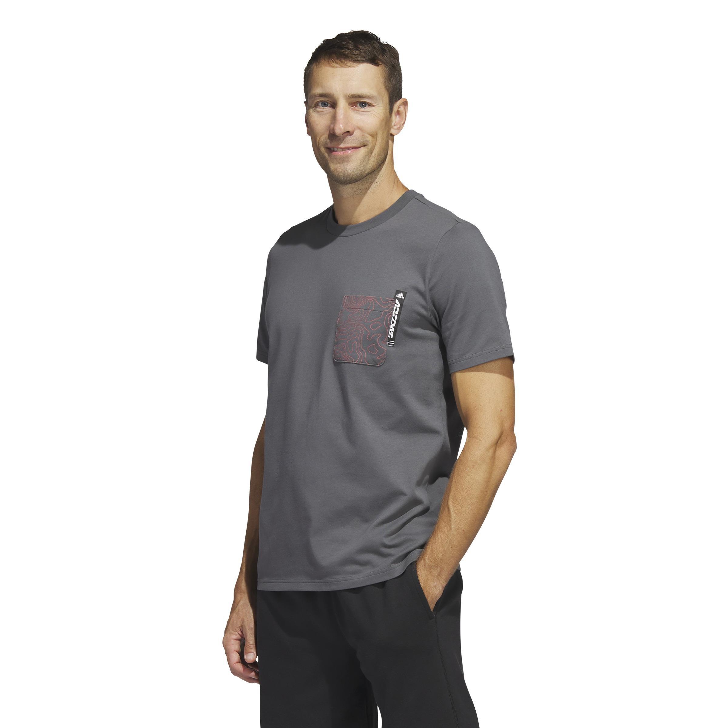 City Escape Graphic Pocket T-Shirt, Grey, , large image number 8