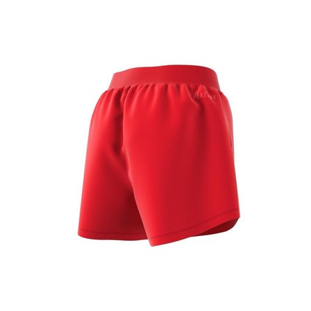 Women Training Heat.Rdy Lightweight Woven Shorts , Red, A901_ONE, large image number 9