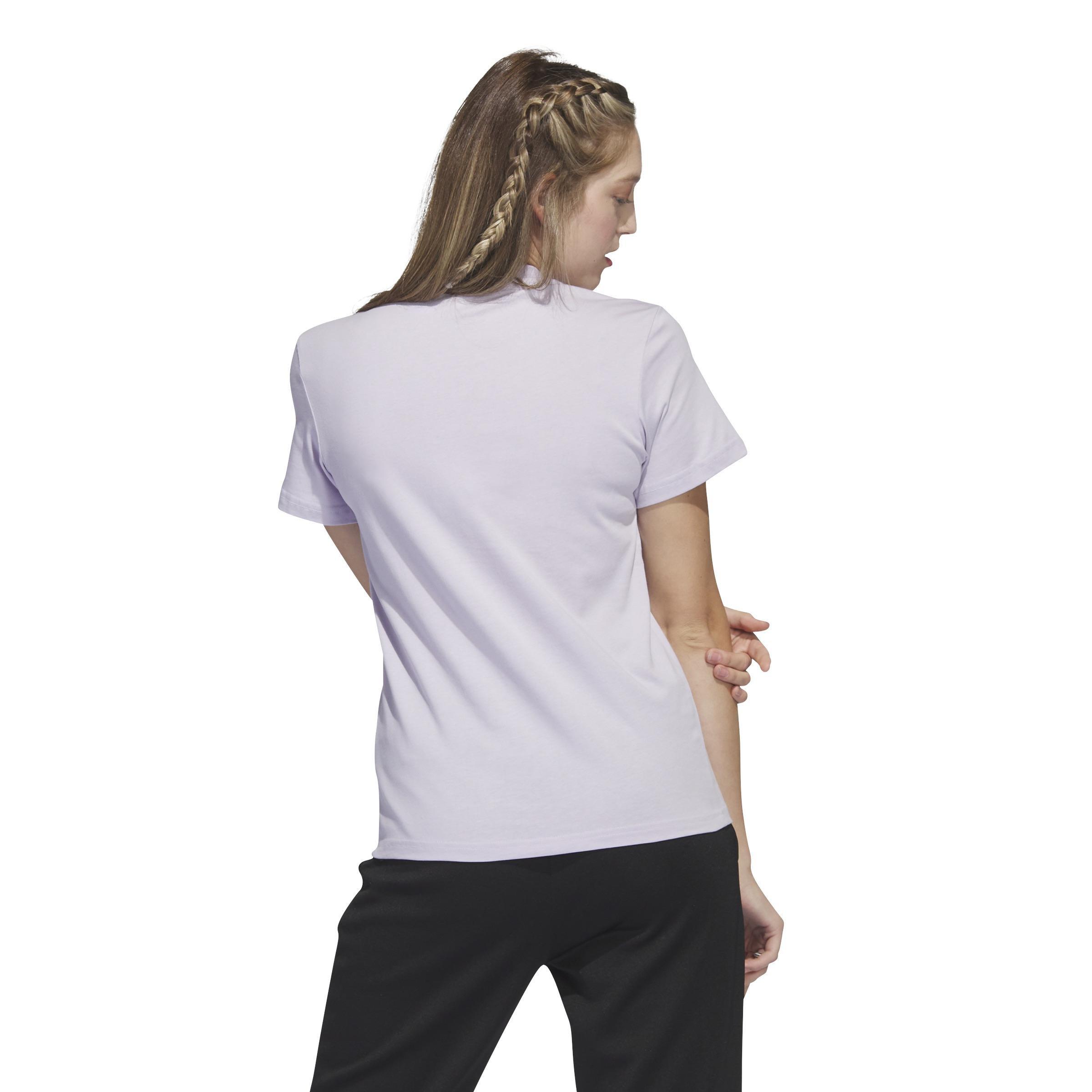 Floral Badge of Sport Graphic T-Shirt, Purple, A901_ONE, large image number 3