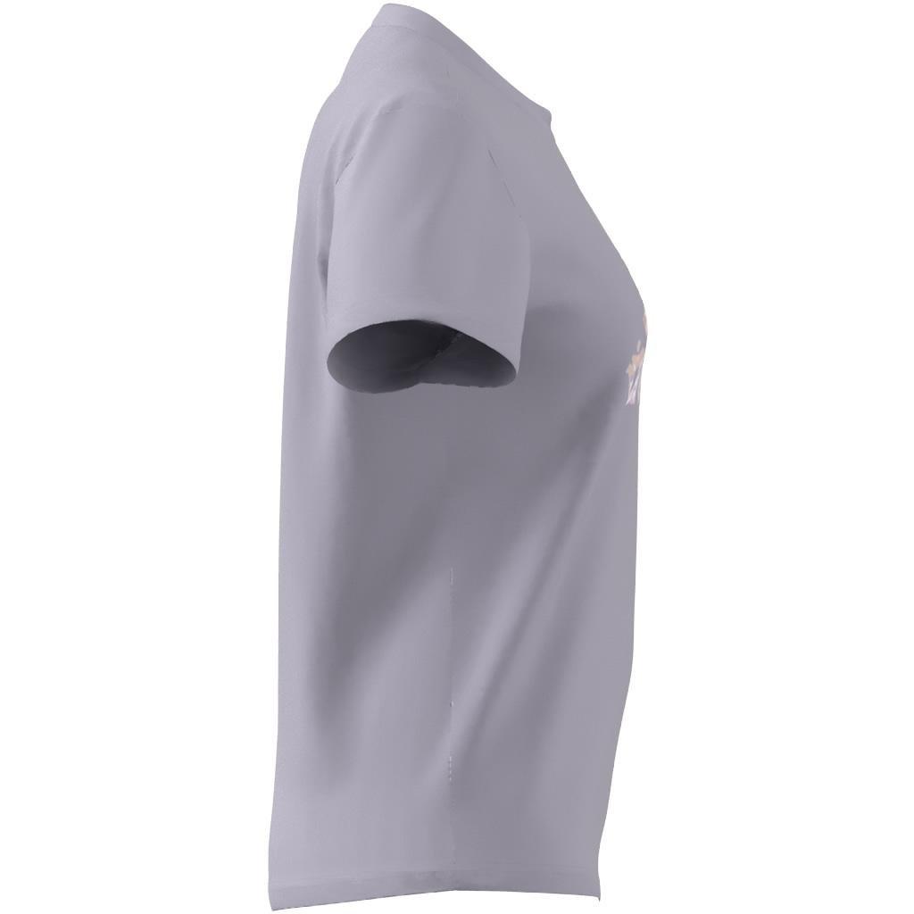 Floral Badge of Sport Graphic T-Shirt, Purple, A901_ONE, large image number 7