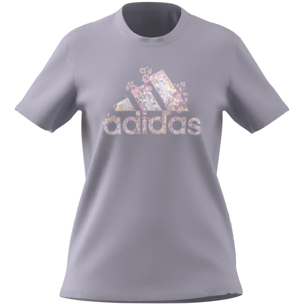 Floral Badge of Sport Graphic T-Shirt, Purple, A901_ONE, large image number 10