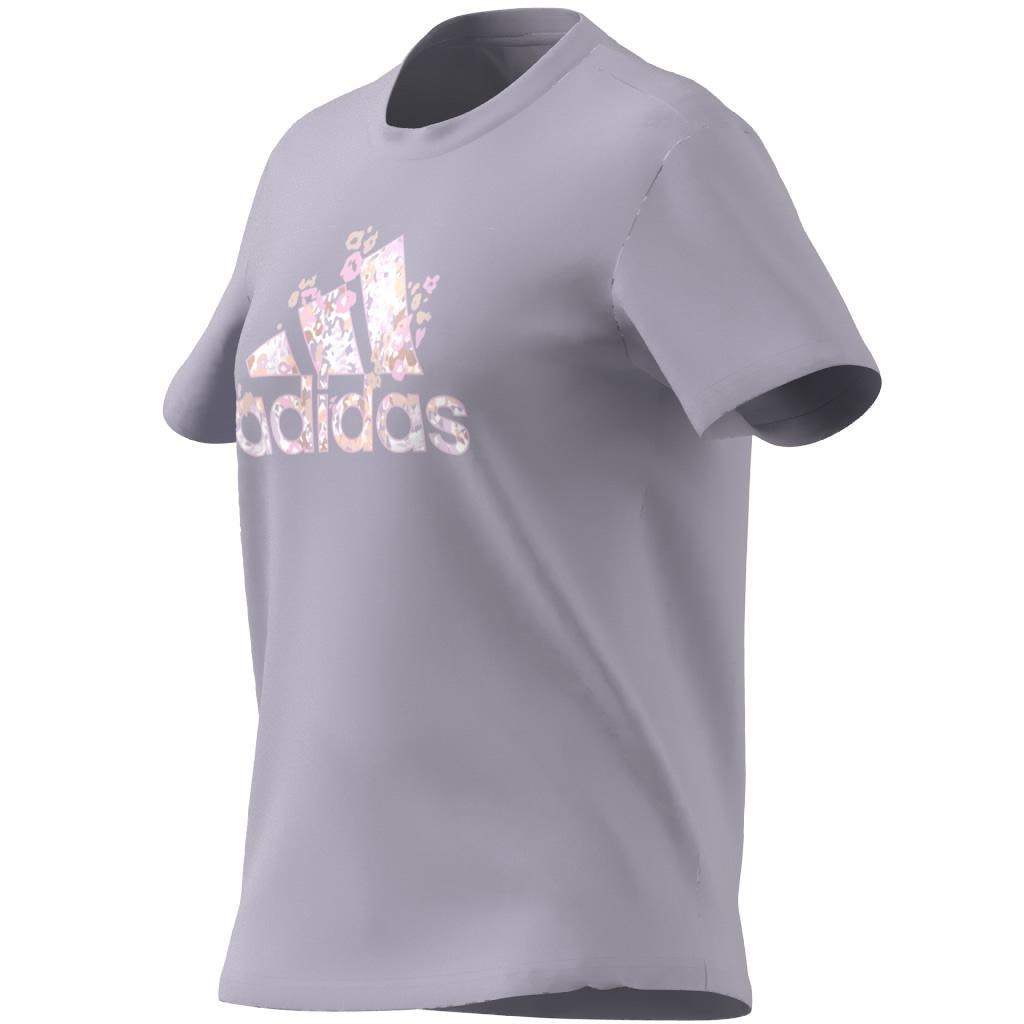 Floral Badge of Sport Graphic T-Shirt, Purple, A901_ONE, large image number 13