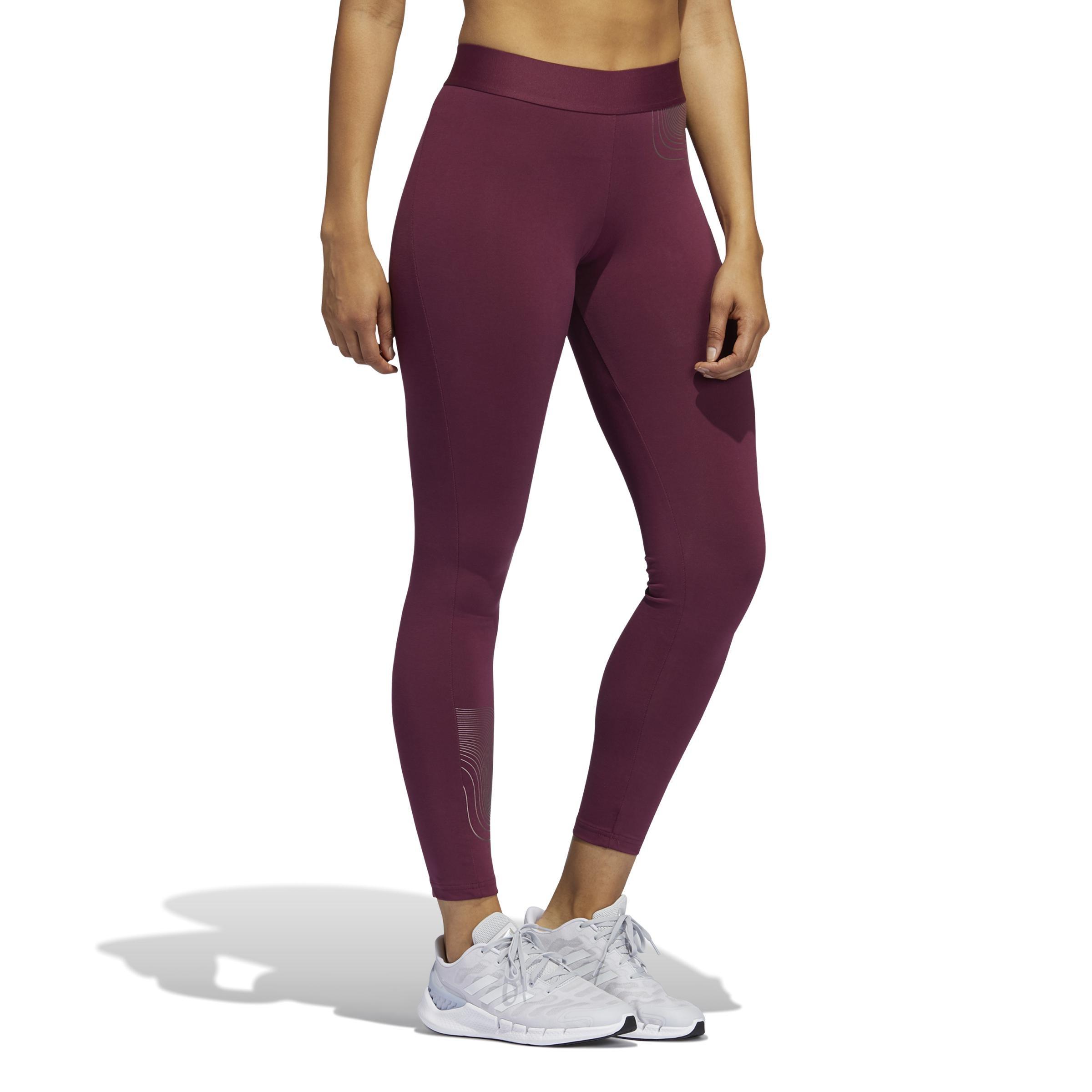 Holiday Graphic Leggings, Burgundy, A901_ONE, large image number 1