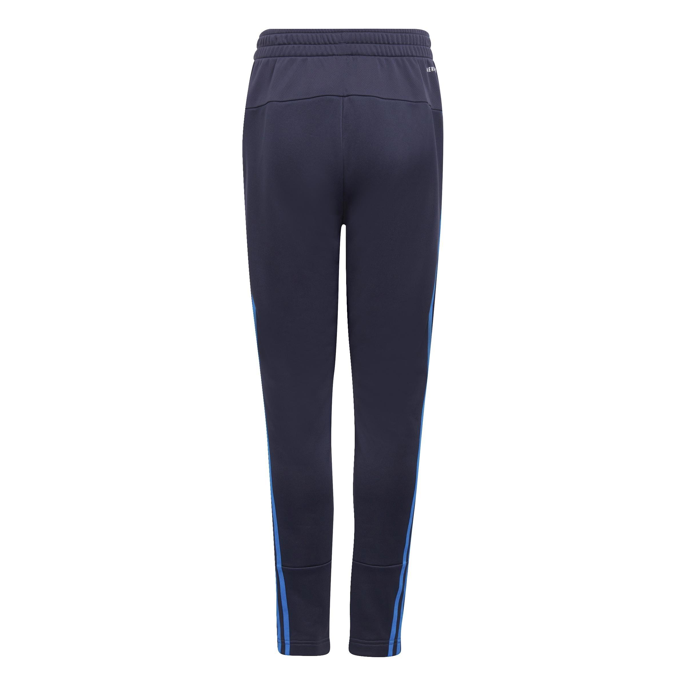 Kids AEROREADY Primegreen 3-Stripes Tapered Joggers, Blue, A901_ONE, large image number 2