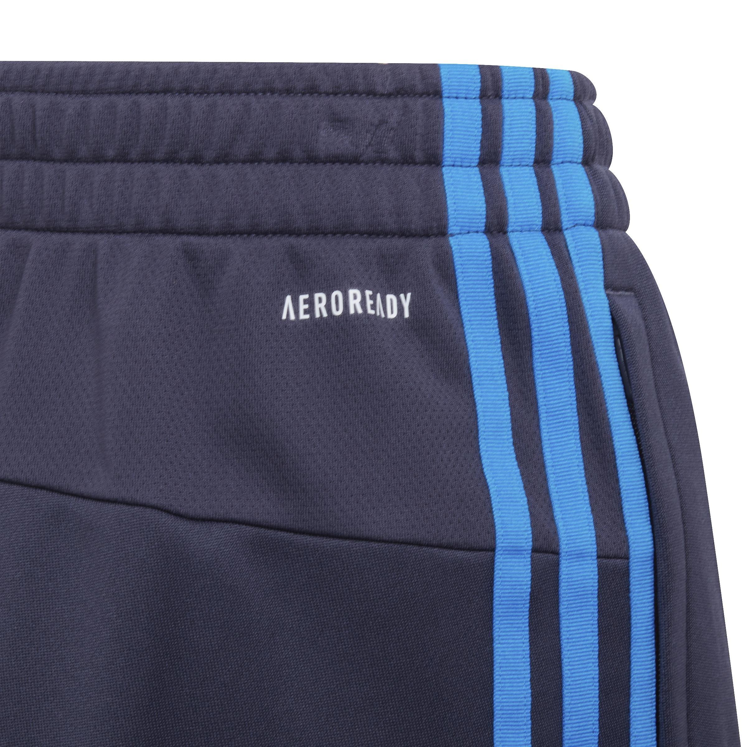 Kids AEROREADY Primegreen 3-Stripes Tapered Joggers, Blue, A901_ONE, large image number 3
