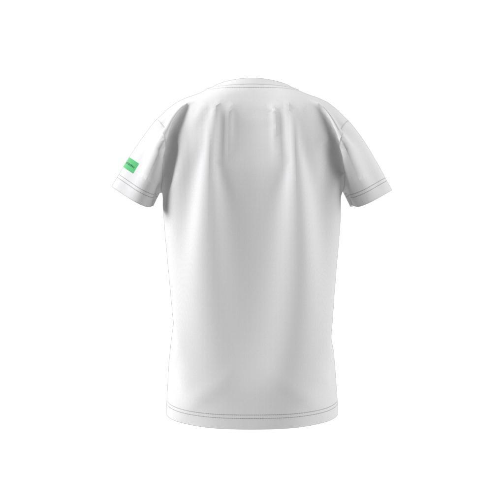 Kids Marimekko Aeroready Training Floral-Print T-Shirt, White, A901_ONE, large image number 10