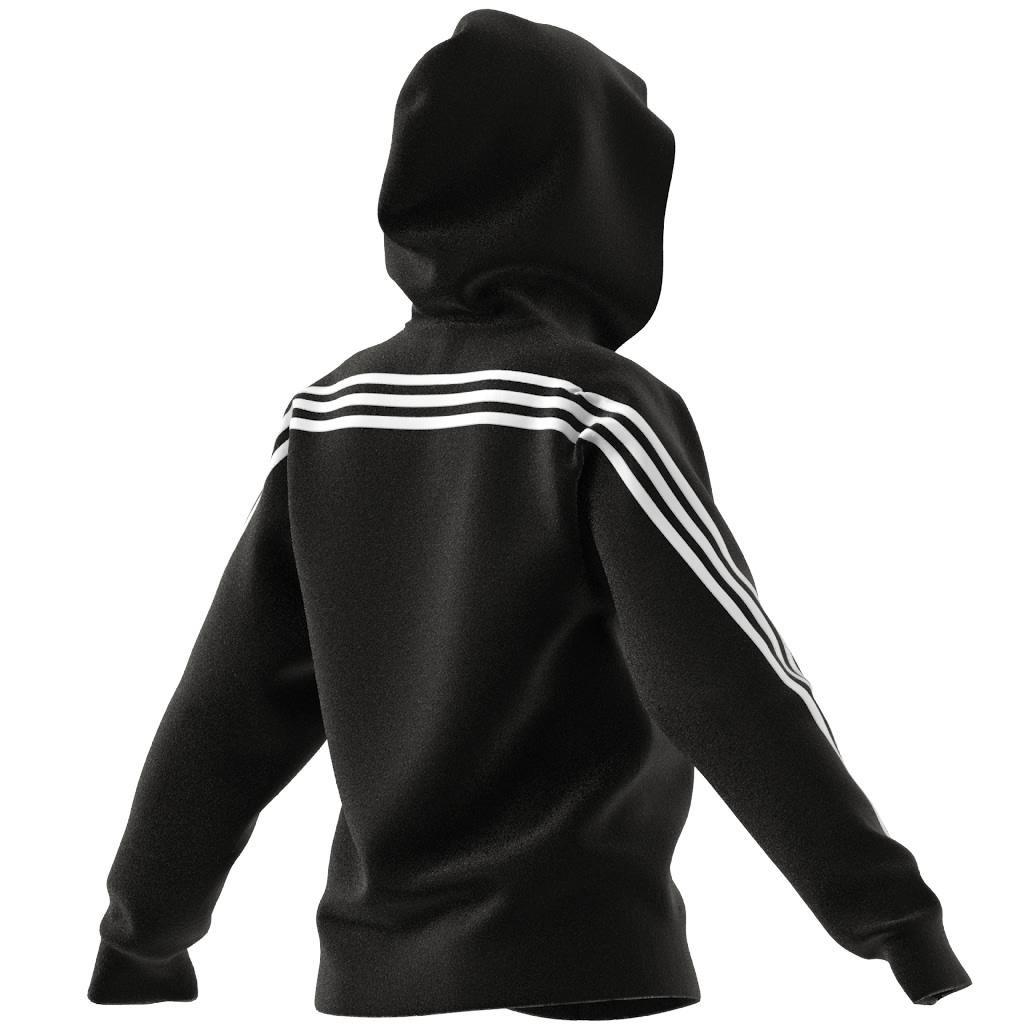 adidas Sportswear Future Icons 3-Stripes Hooded Track Top, Black, A901_ONE, large image number 6