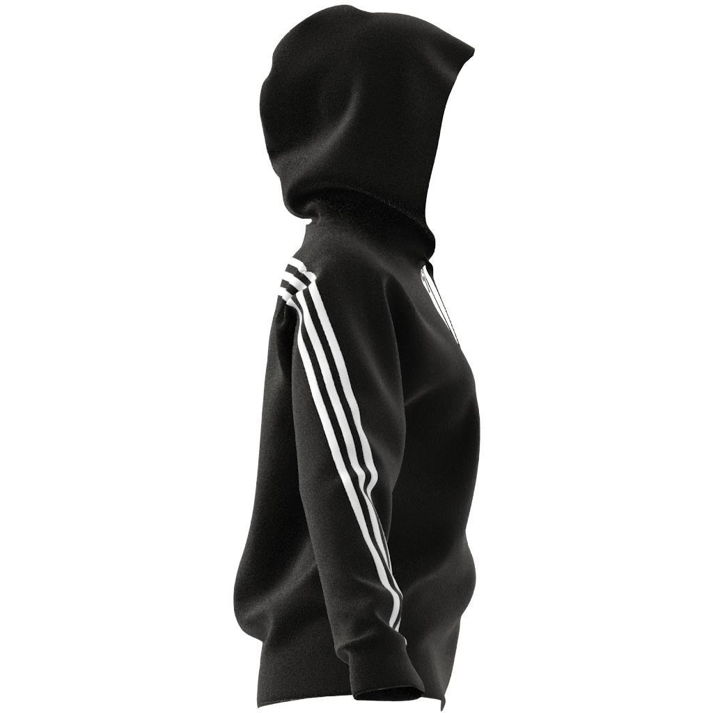 adidas Sportswear Future Icons 3-Stripes Hooded Track Top, Black, A901_ONE, large image number 9