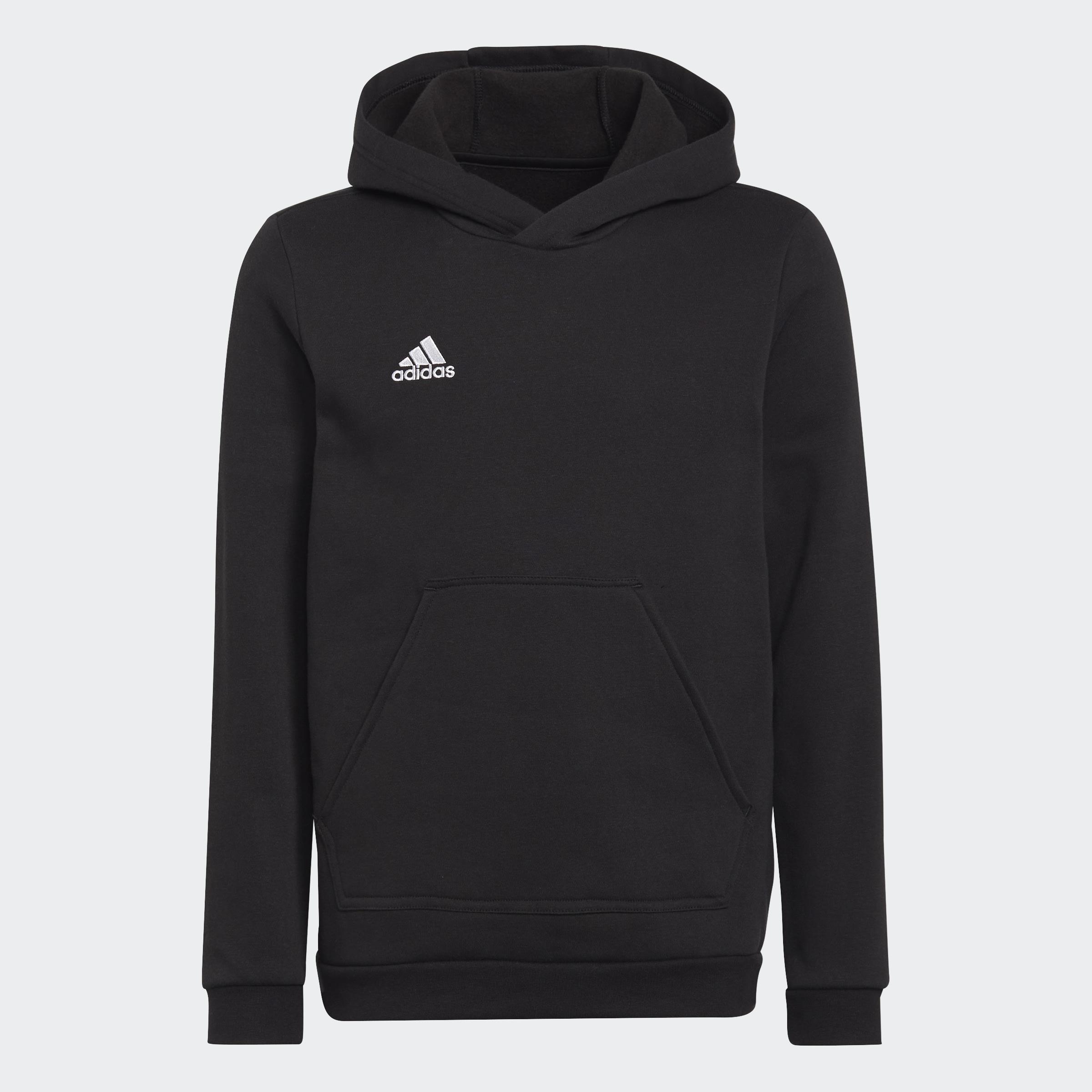 Kids Unisex Entrada 22 Sweat Hoodie, Black, A901_ONE, large image number 0