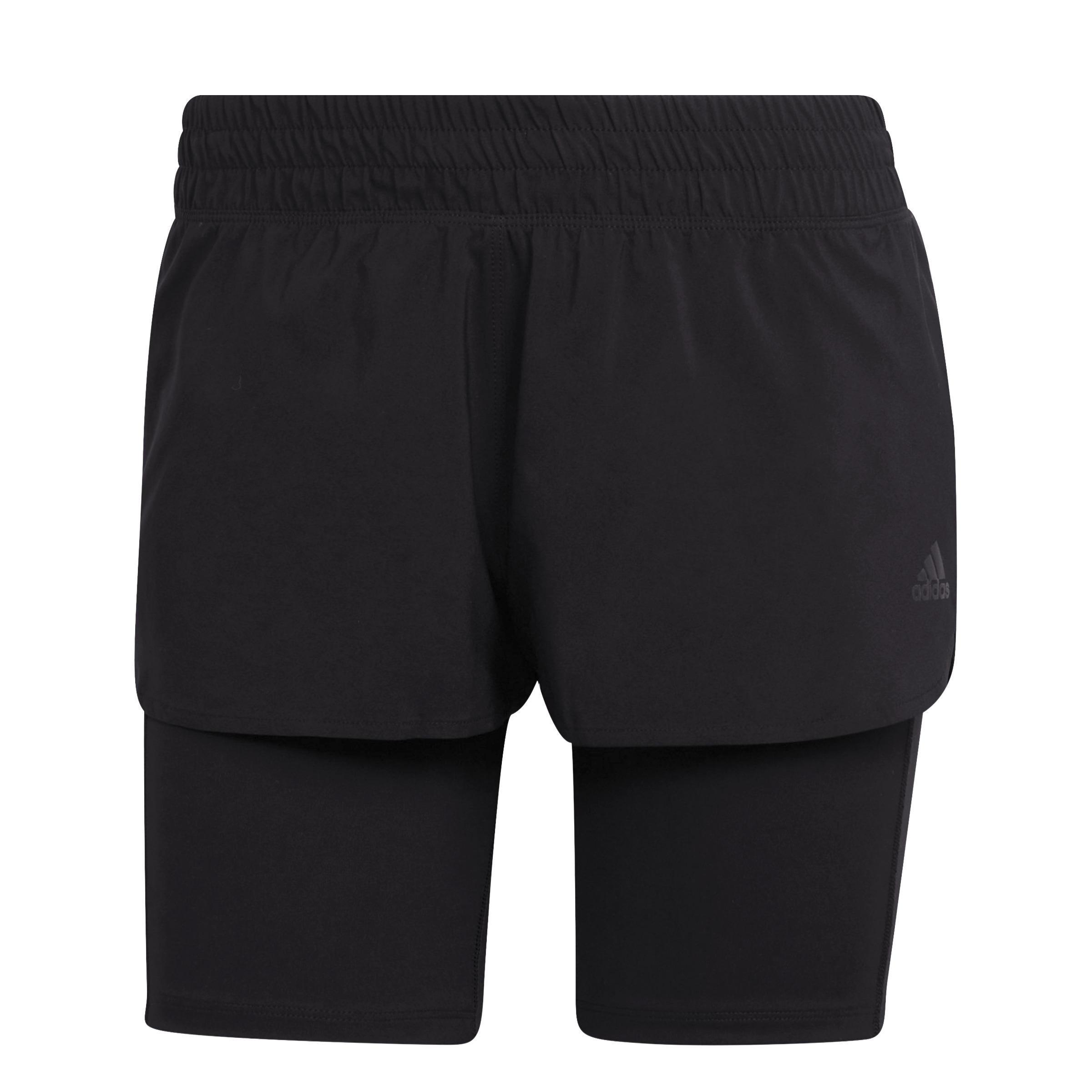 Run Icons Two-In-One Running Shorts, Black, , large image number 1