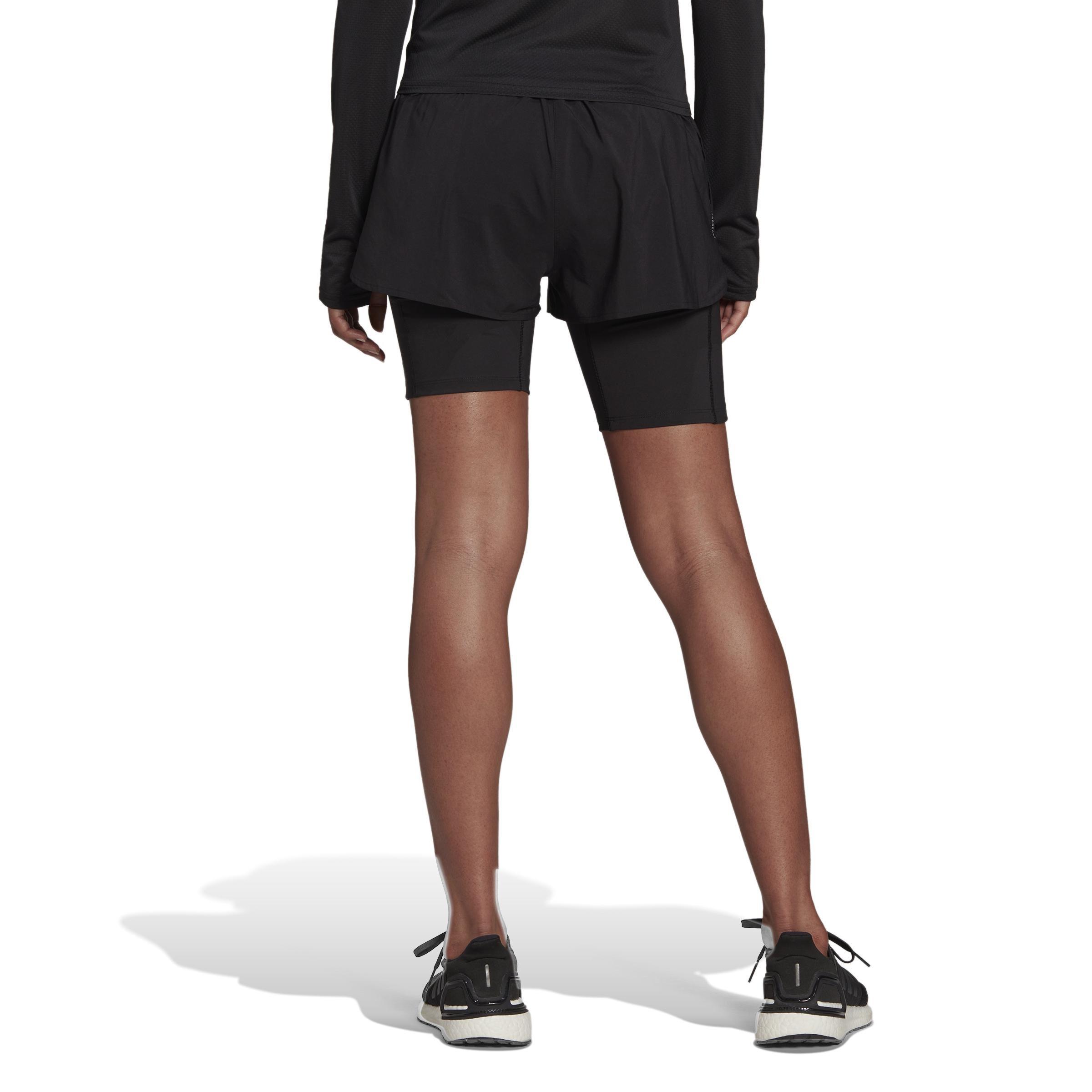 Run Icons Two-In-One Running Shorts, Black, , large image number 2