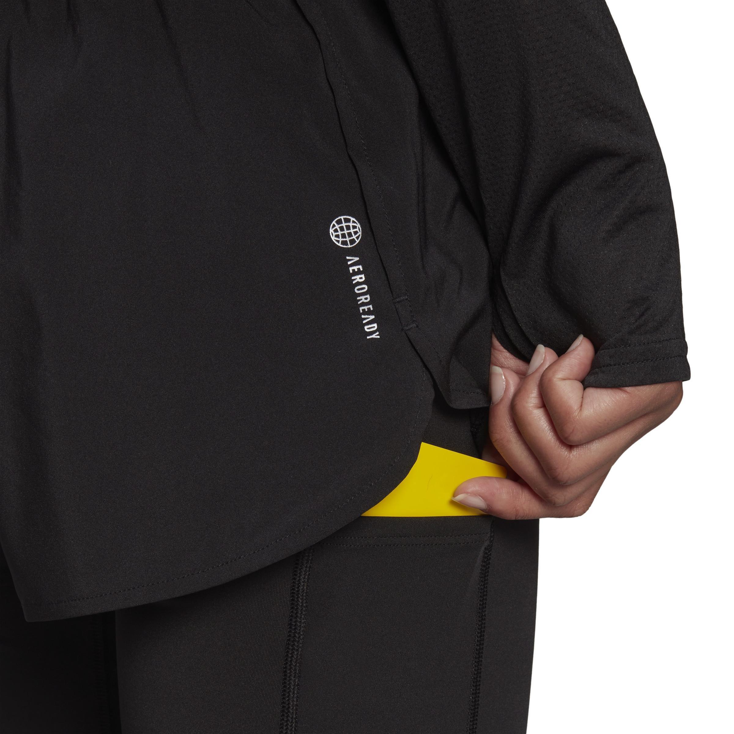 Run Icons Two-In-One Running Shorts, Black, , large image number 4