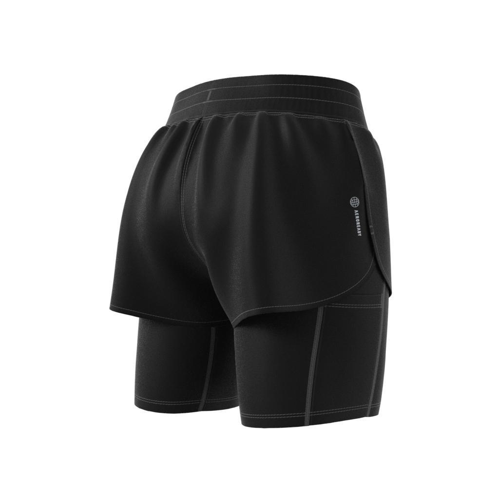Run Icons Two-In-One Running Shorts, Black, , large image number 6