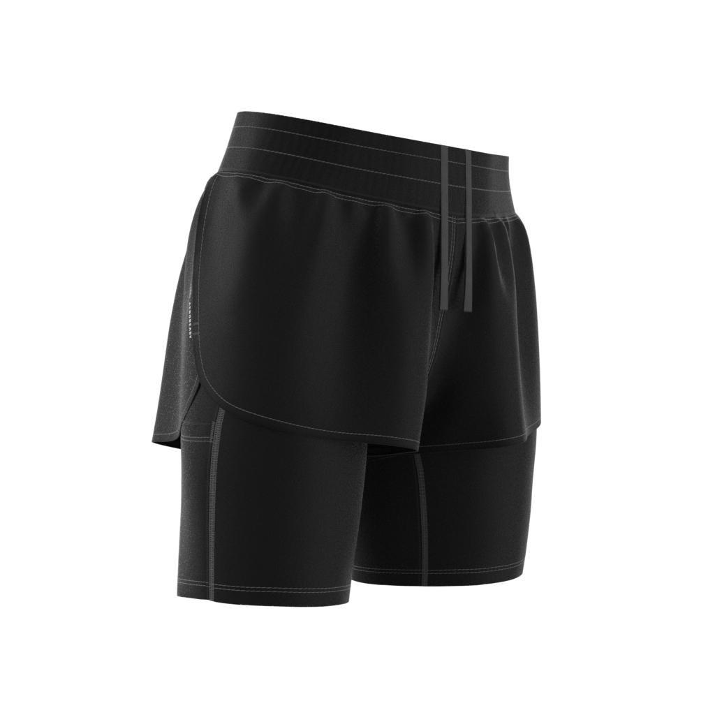 Run Icons Two-In-One Running Shorts, Black, , large image number 7