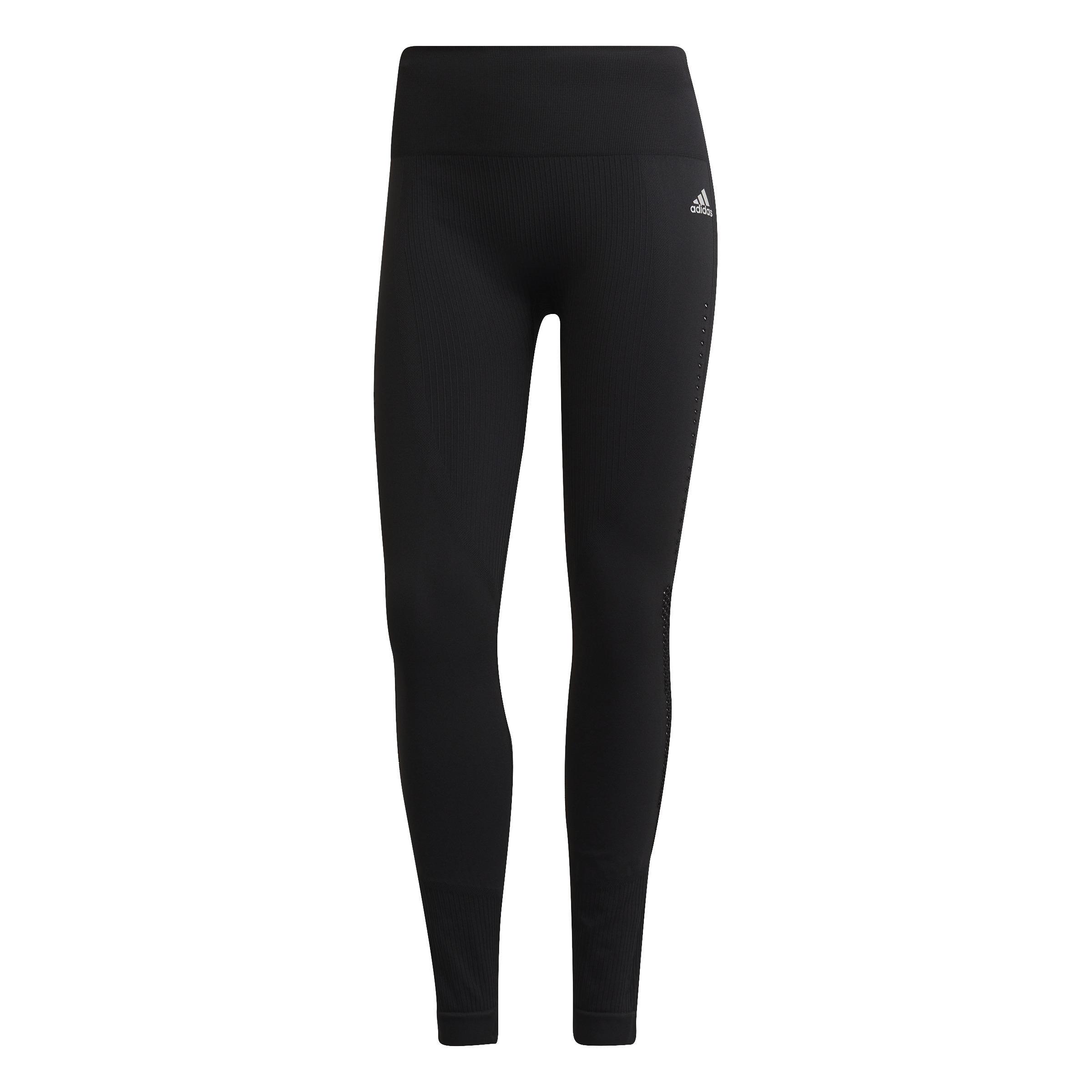 AEROKNIT 7/8 Running Leggings, Black, A901_ONE, large image number 0