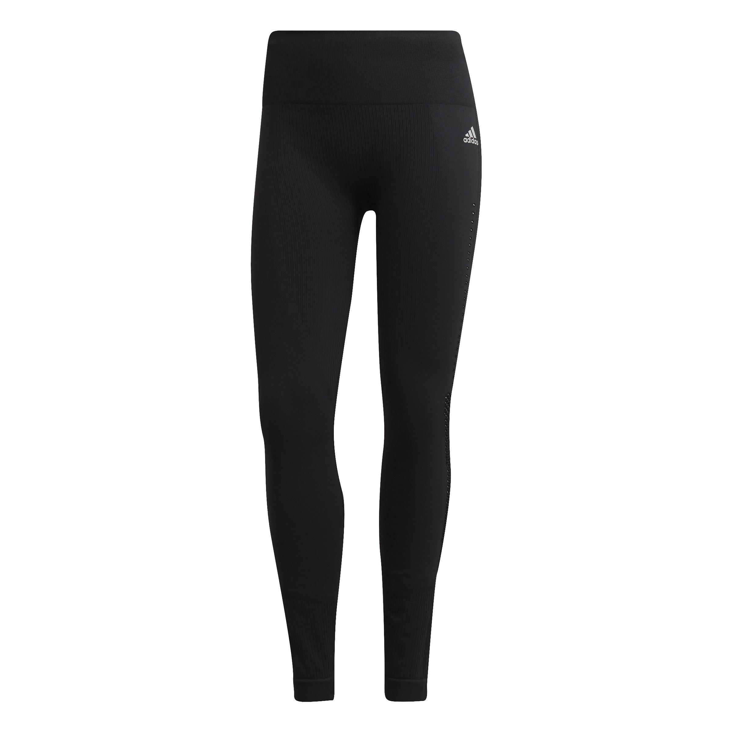 AEROKNIT 7/8 Running Leggings, Black, A901_ONE, large image number 1