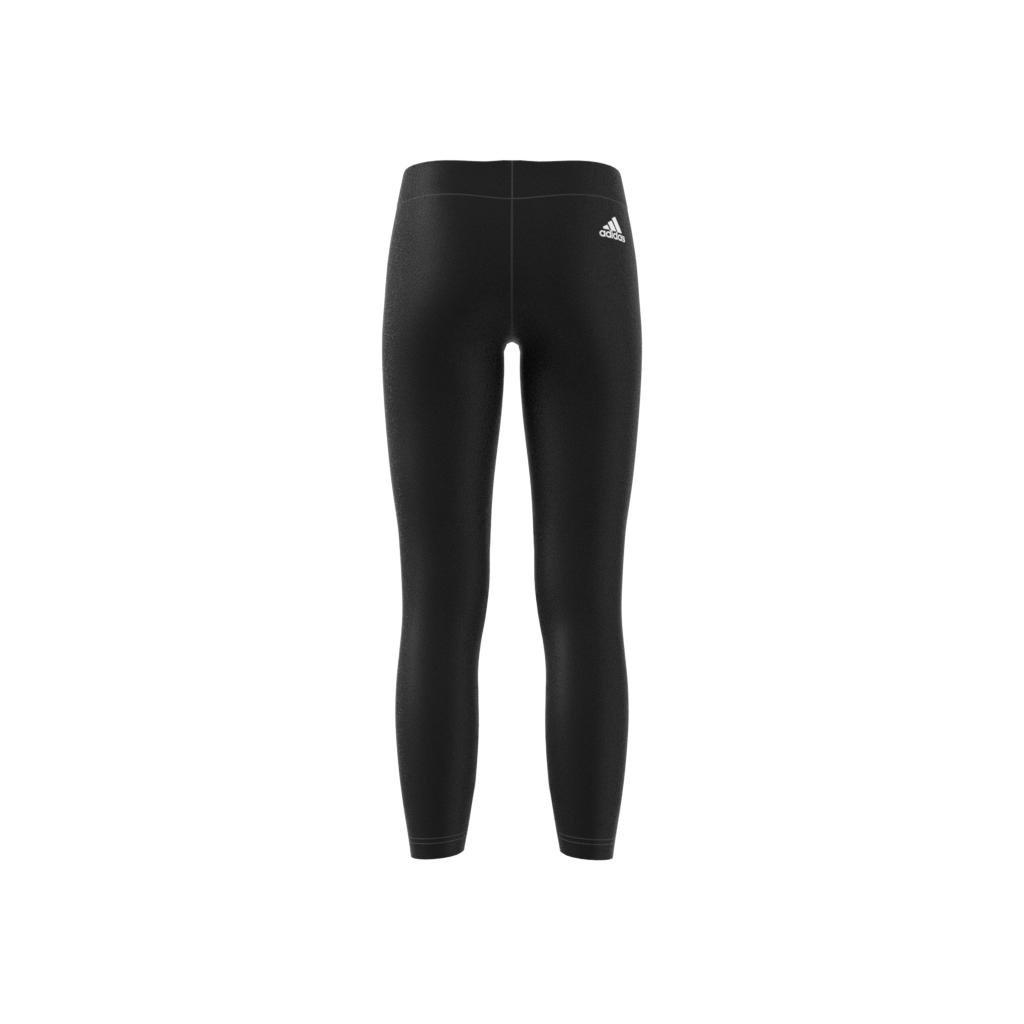 Kids Future Icons 3-Stripes Cotton Leggings, Black, A901_ONE, large image number 10