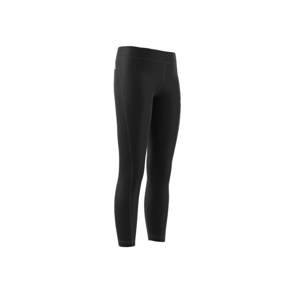 Kids Future Icons 3-Stripes Cotton Leggings, Black, A901_ONE, large image number 11