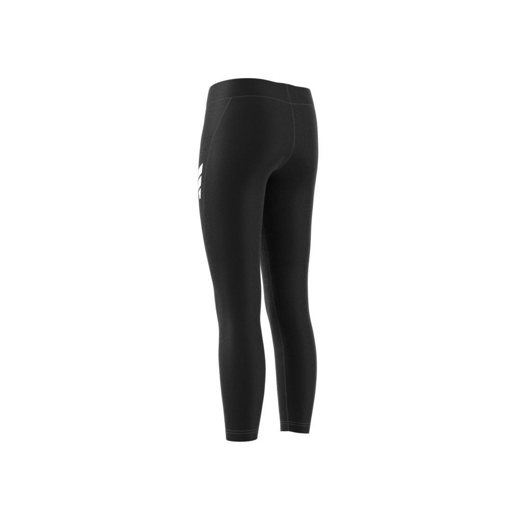 Kids Future Icons 3-Stripes Cotton Leggings, Black, A901_ONE, large image number 12