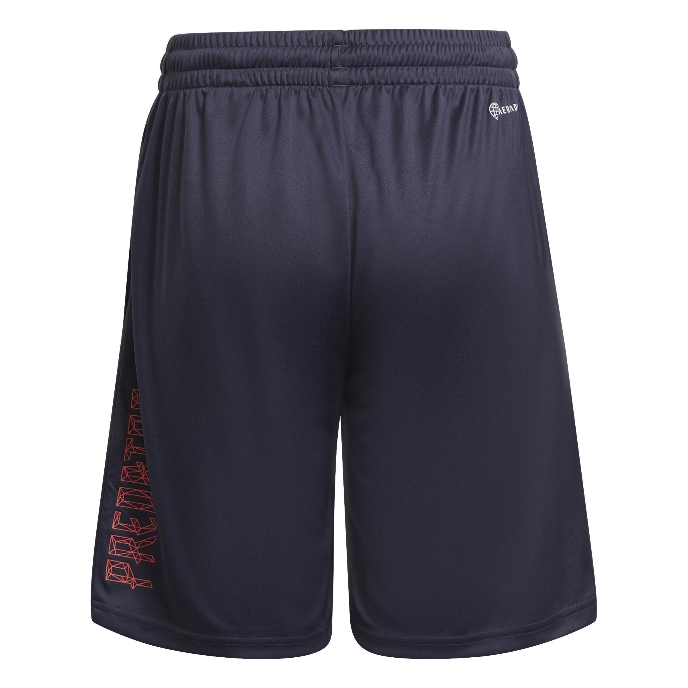 Kids Predator Shorts, Blue, A901_ONE, large image number 2