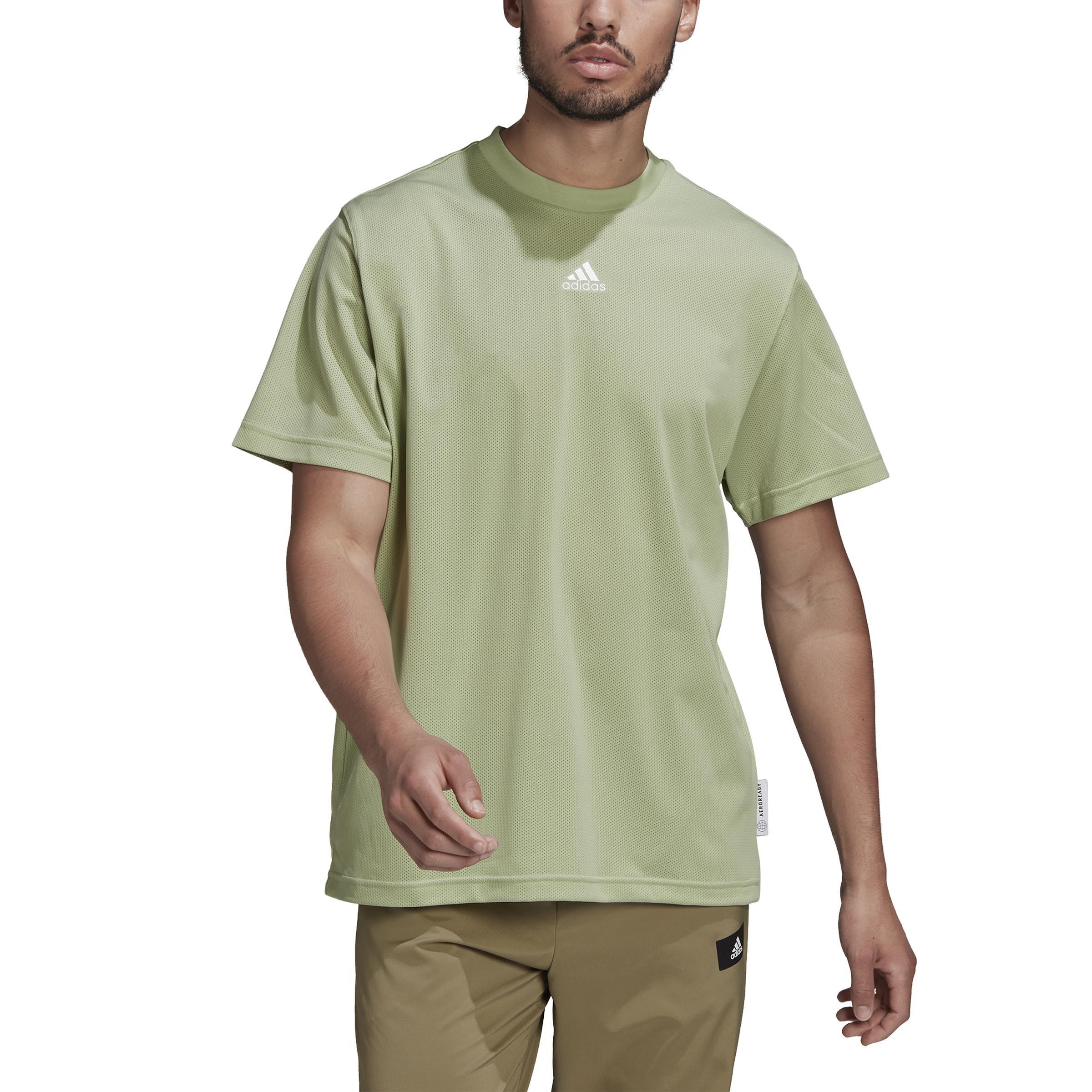 Khaki green adidas t shirt clearance mens