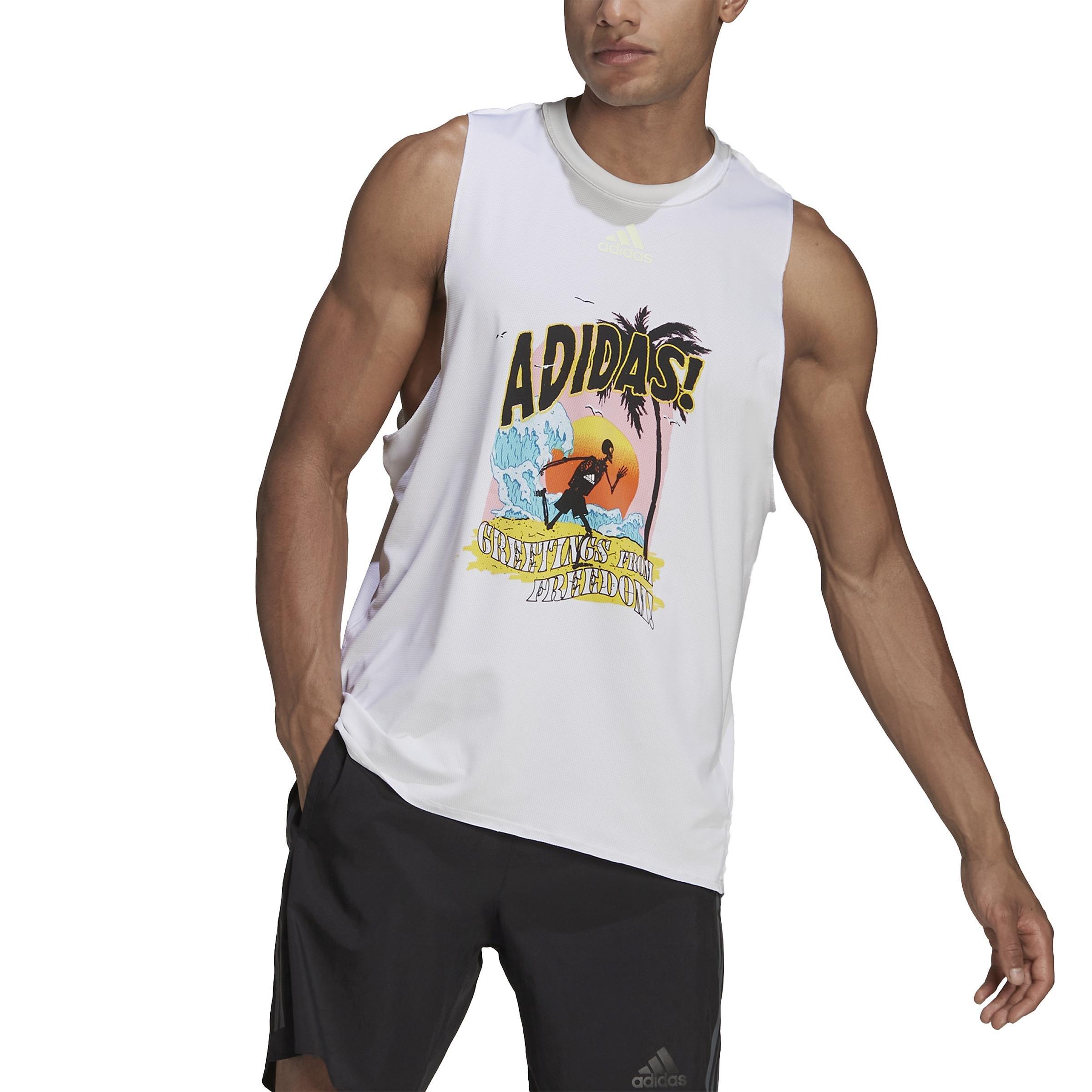 Break The Norm Cutoff T-shirt, White, A901_ONE, large image number 0