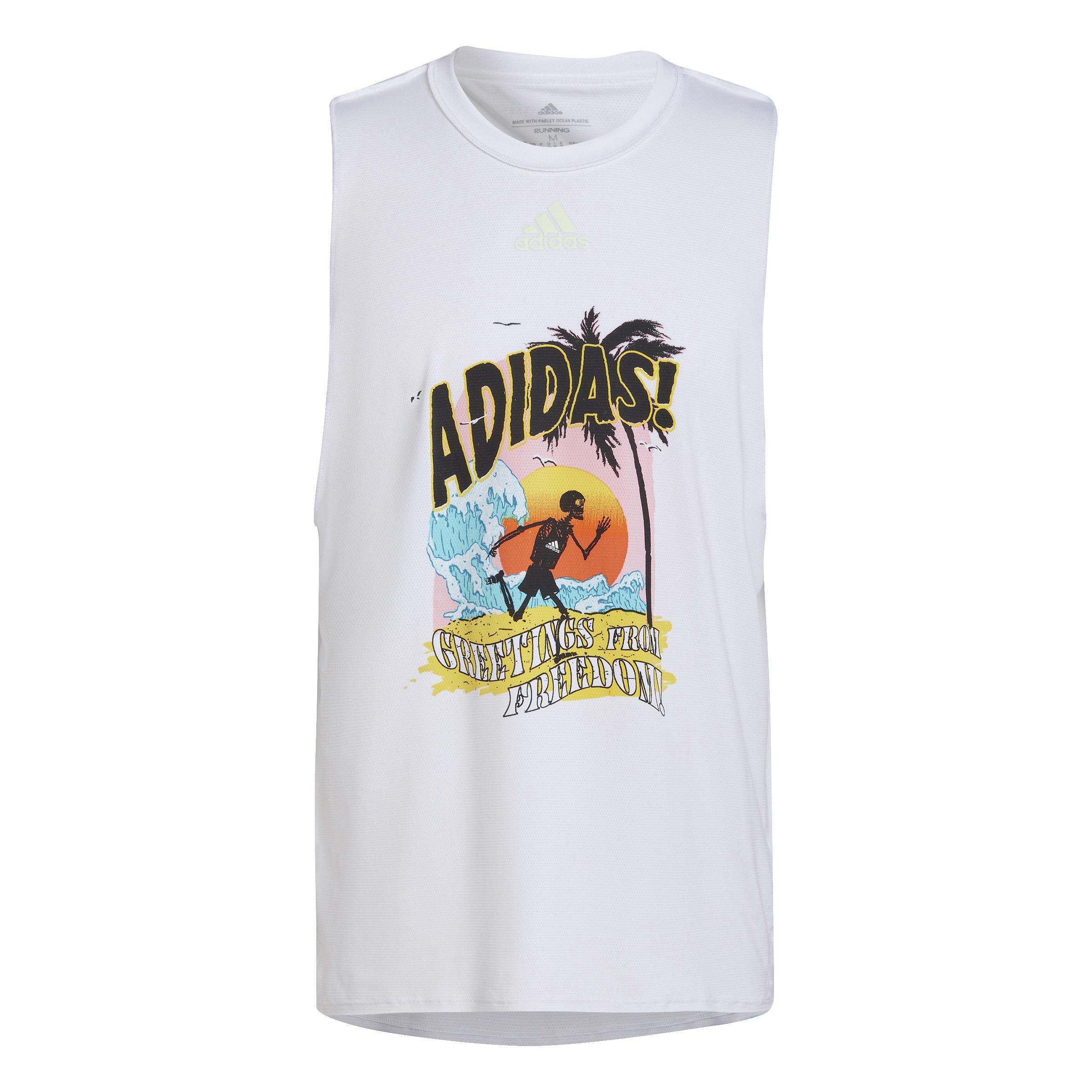Break The Norm Cutoff T-shirt, White, A901_ONE, large image number 1