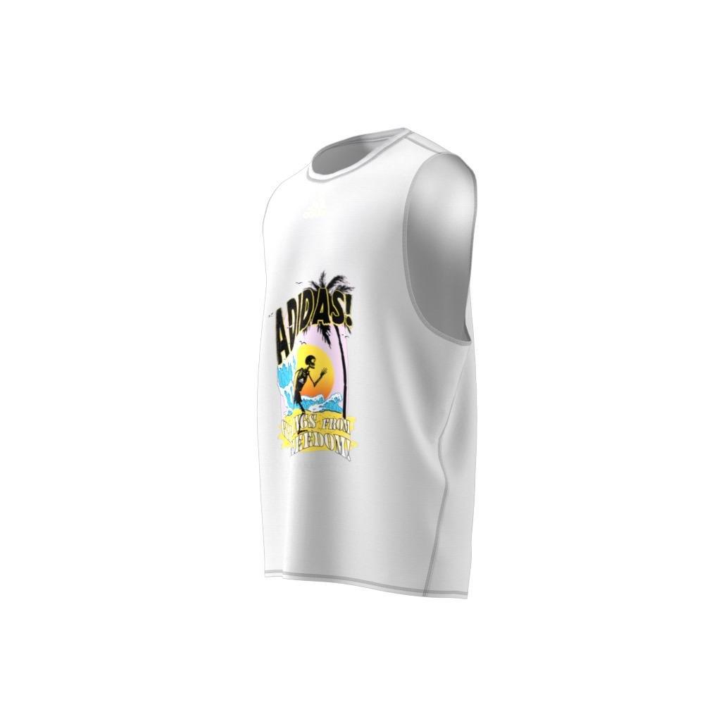 Break The Norm Cutoff T-shirt, White, A901_ONE, large image number 7