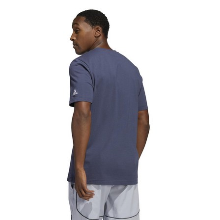 Men Avatar Damian Lillard Graphic T-Shirt, Navy, A901_ONE, large image number 1
