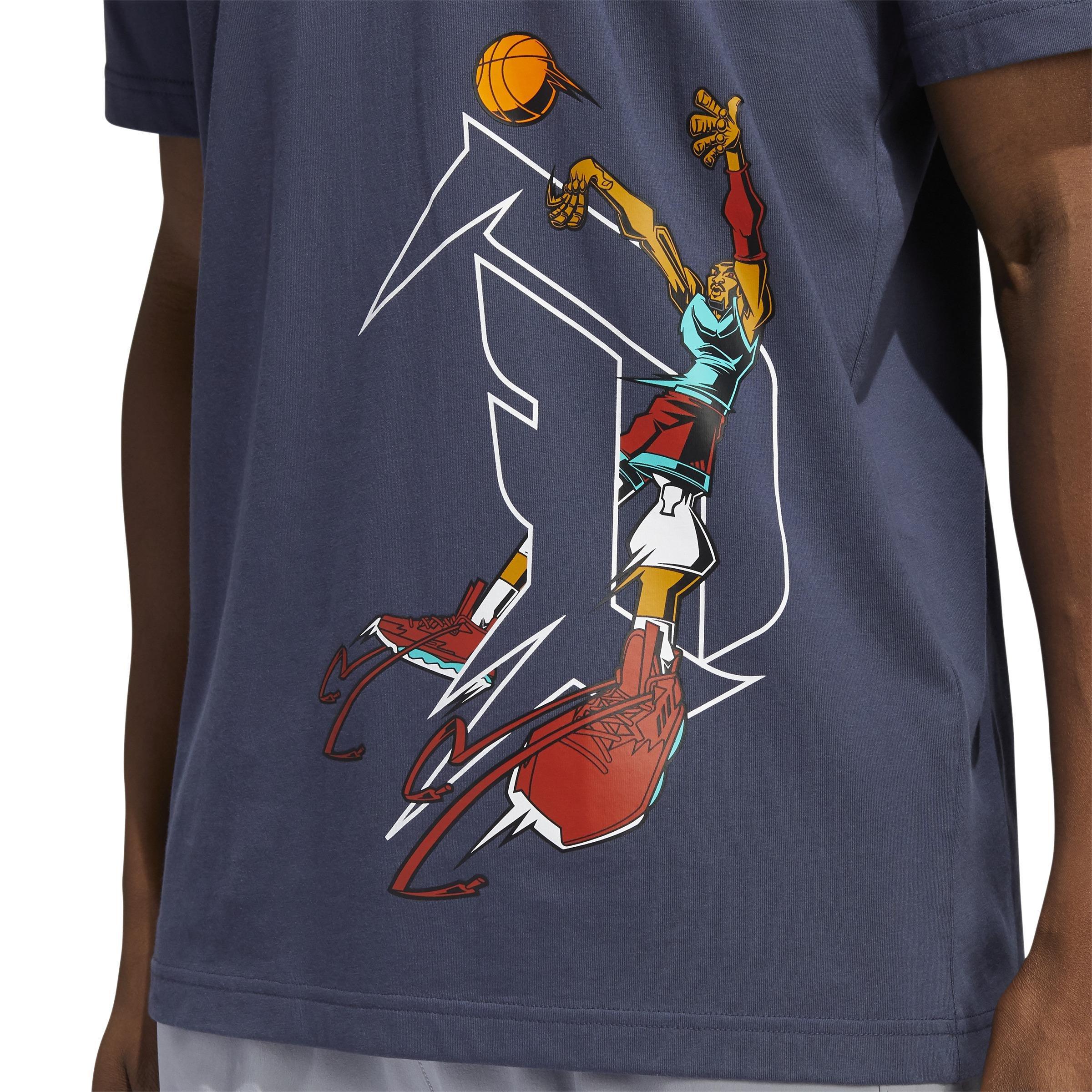 Avatar Damian Lillard Graphic T-Shirt, Blue, A901_ONE, large image number 3