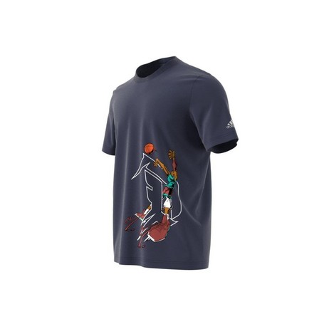 Men Avatar Damian Lillard Graphic T-Shirt, Navy, A901_ONE, large image number 13