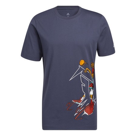 Men Avatar Damian Lillard Graphic T-Shirt, Navy, A901_ONE, large image number 14