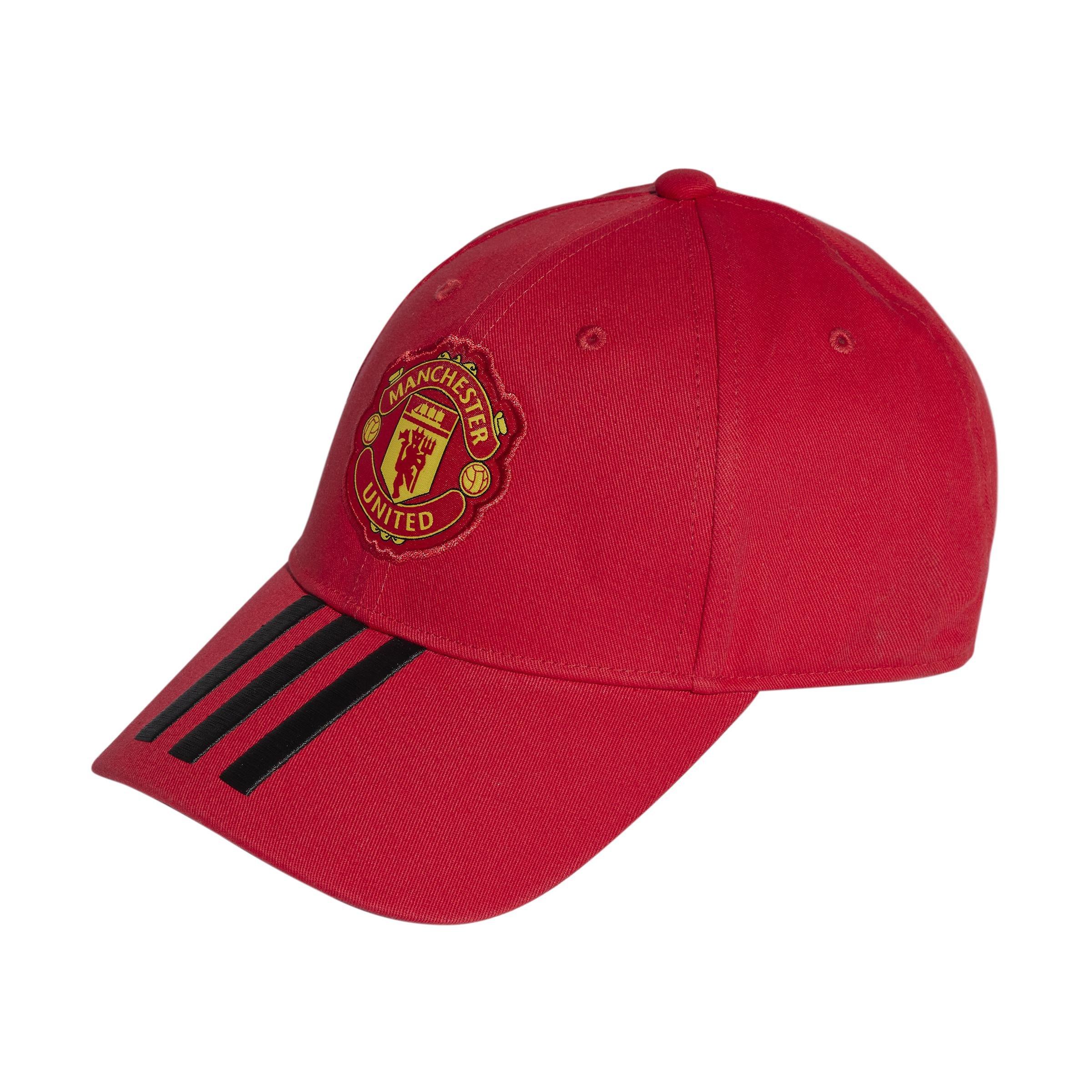 Unisex Manchester United Baseball Cap, Red, A901_ONE, large image number 0