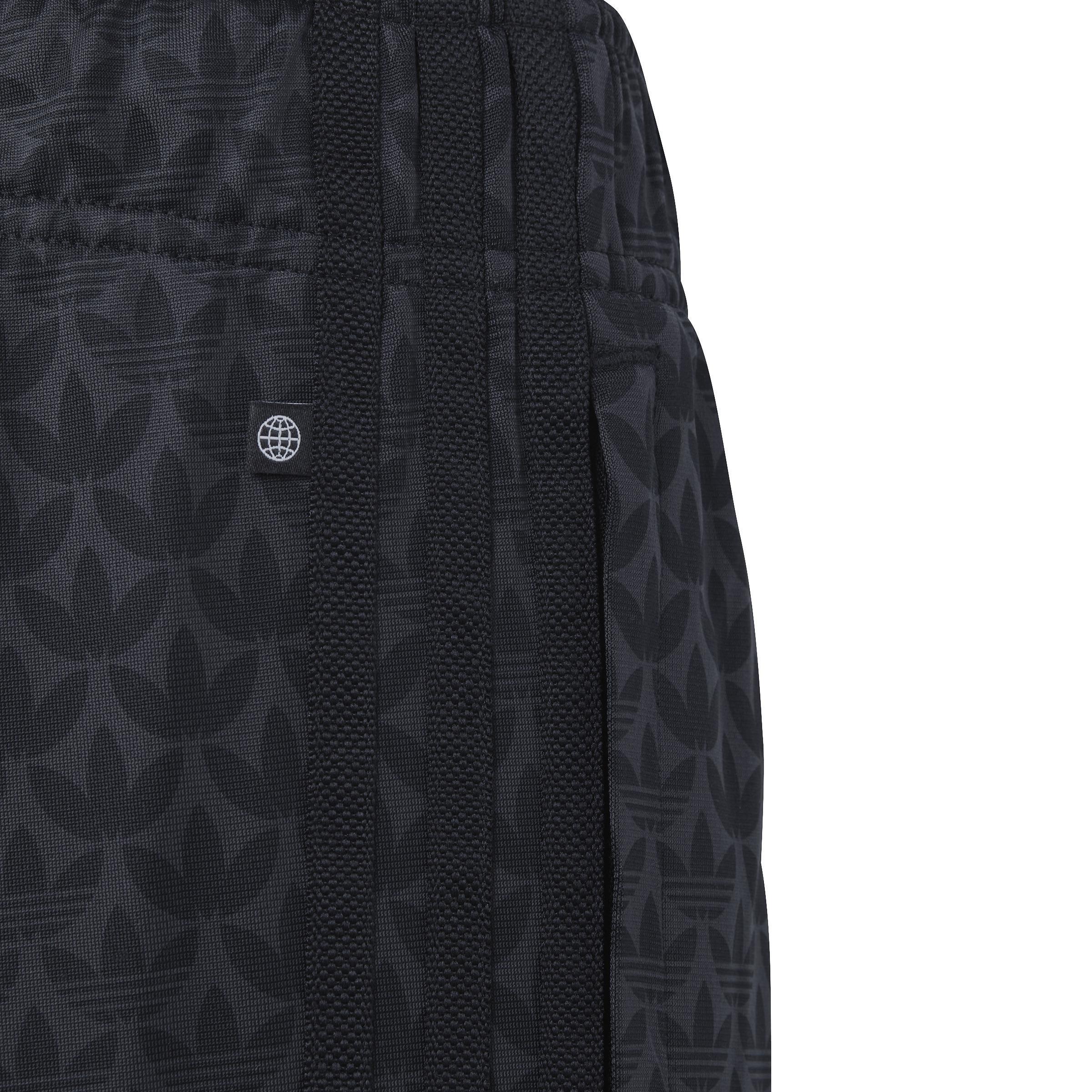 Unisex Kids Monogram Print Tracksuit Bottoms, Grey, , large image number 4