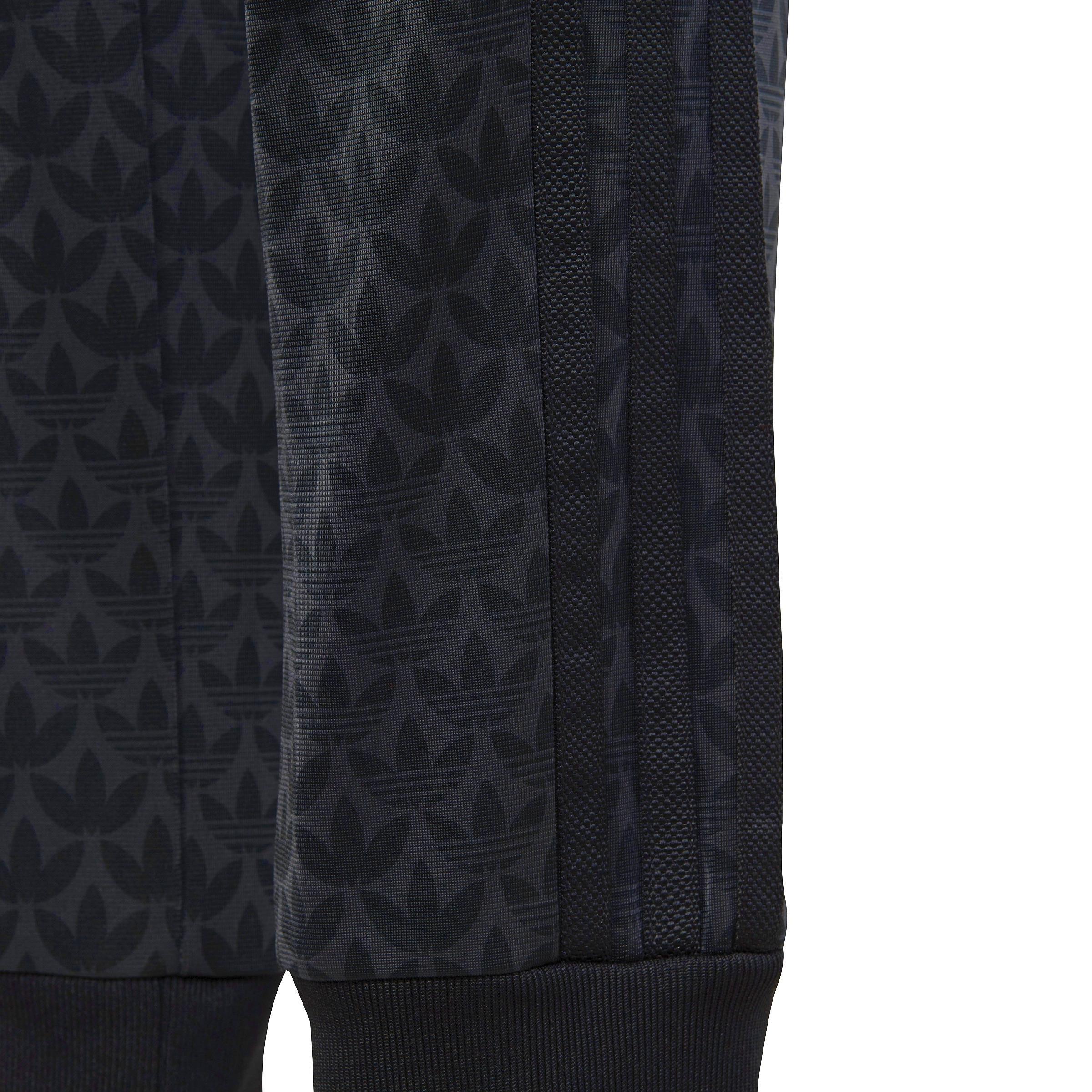 Unisex Kids Monogram Print Tracksuit Bottoms, Grey, , large image number 5
