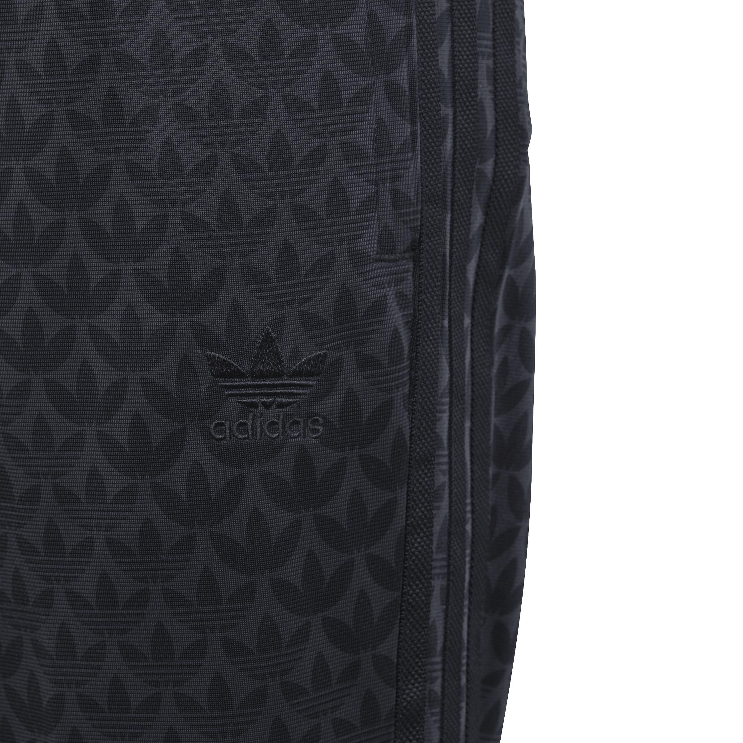 Unisex Kids Monogram Print Tracksuit Bottoms, Grey, , large image number 6