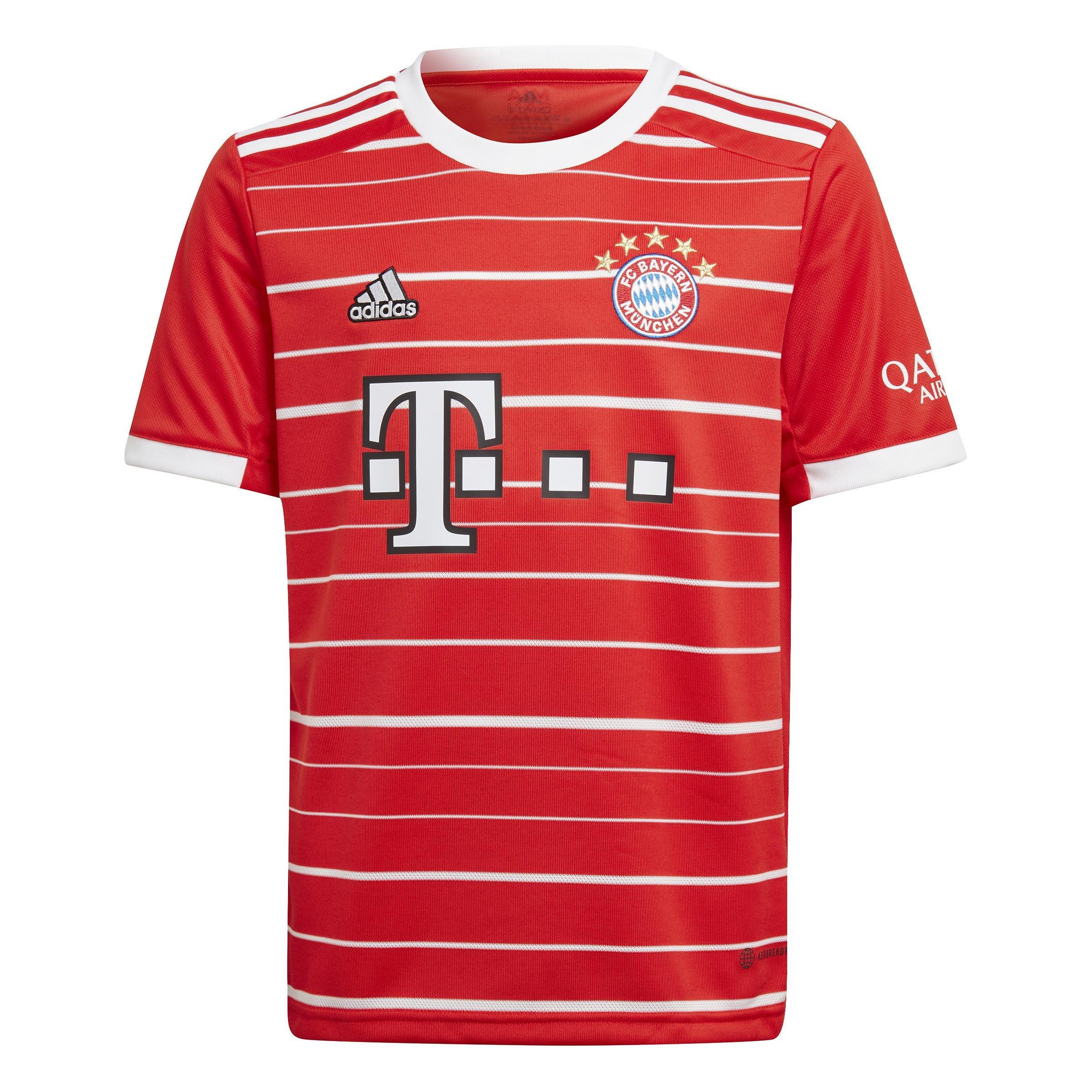 Kids Fc Bayern 22/23 Home Jersey, Red, , large image number 1
