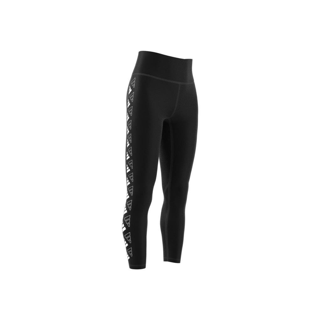 Optime Training Tights, Black, A901_ONE, large image number 4
