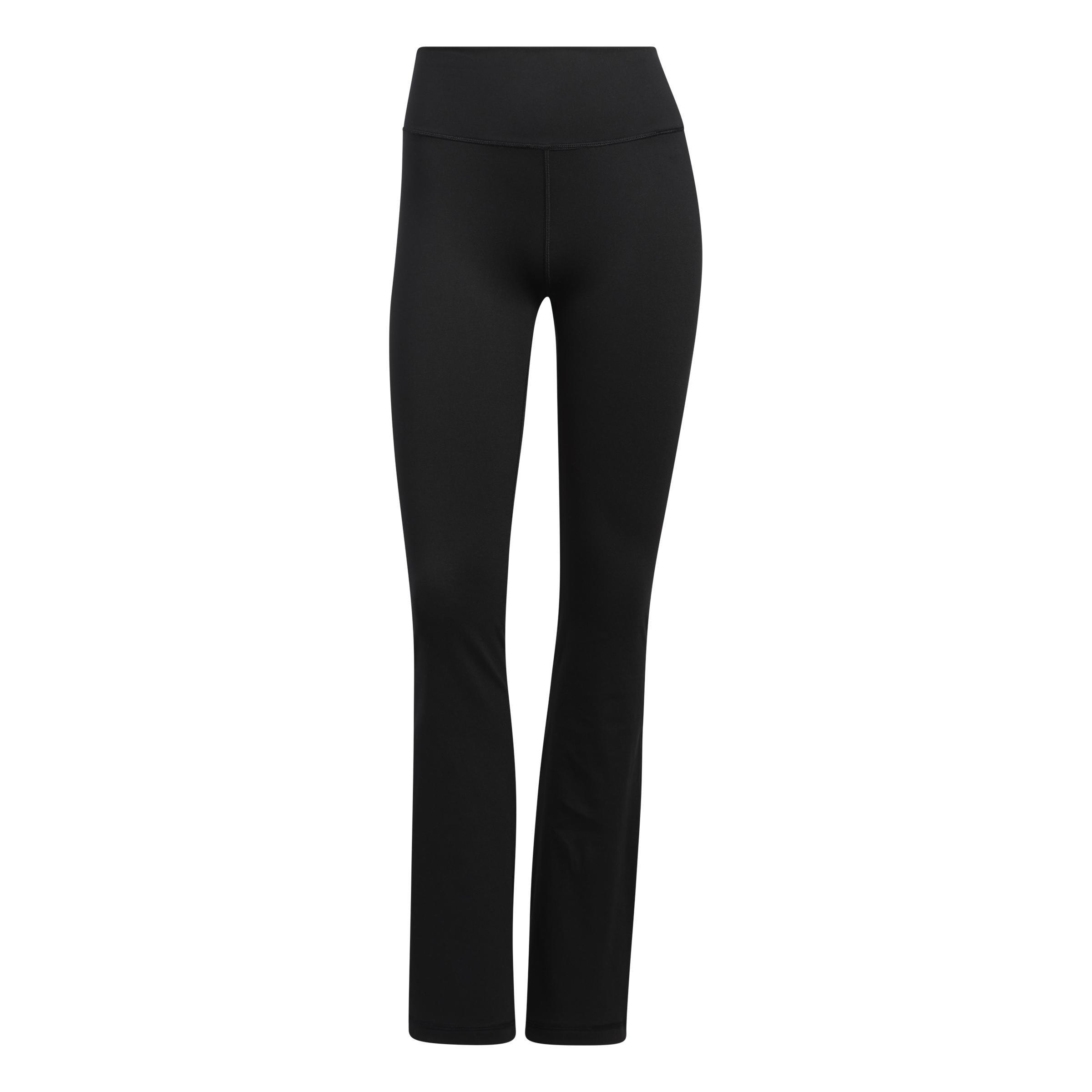 adidas Yoga Studio Flared Leggings, Black, A901_ONE, large image number 0