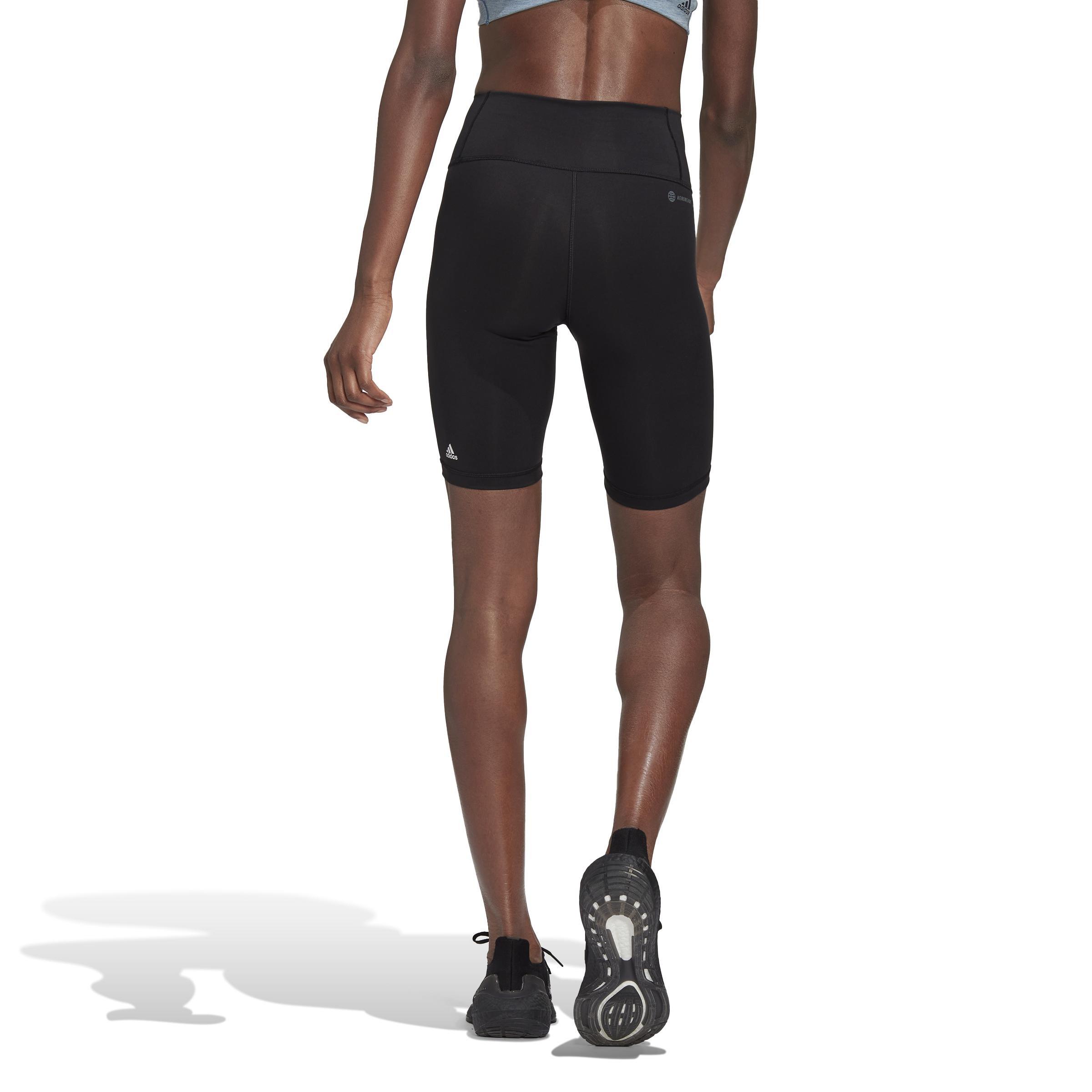 Optime Training Bike Short Leggings, Black, A901_ONE, large image number 5