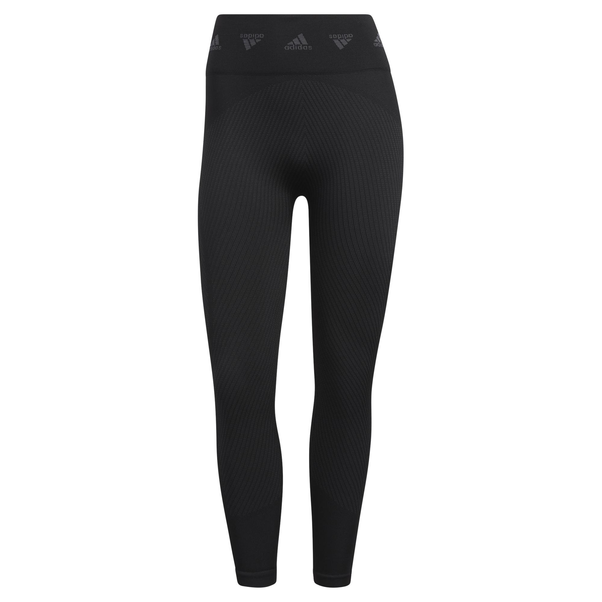 Aeroknit Training 7/8 Leggings, Black, A901_ONE, large image number 2