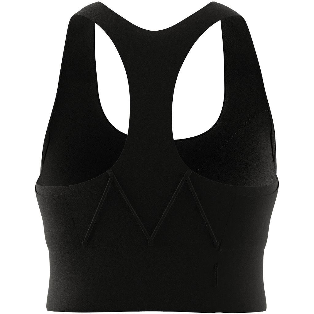 Running Medium-Support Pocket Bra, Black, , large image number 4