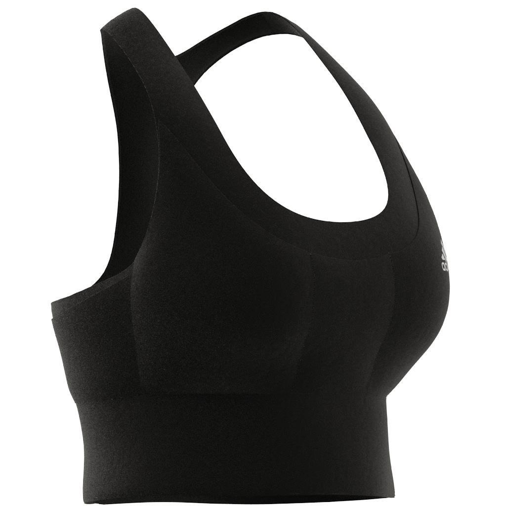 Running Medium-Support Pocket Bra, Black, A901_ONE, large image number 12