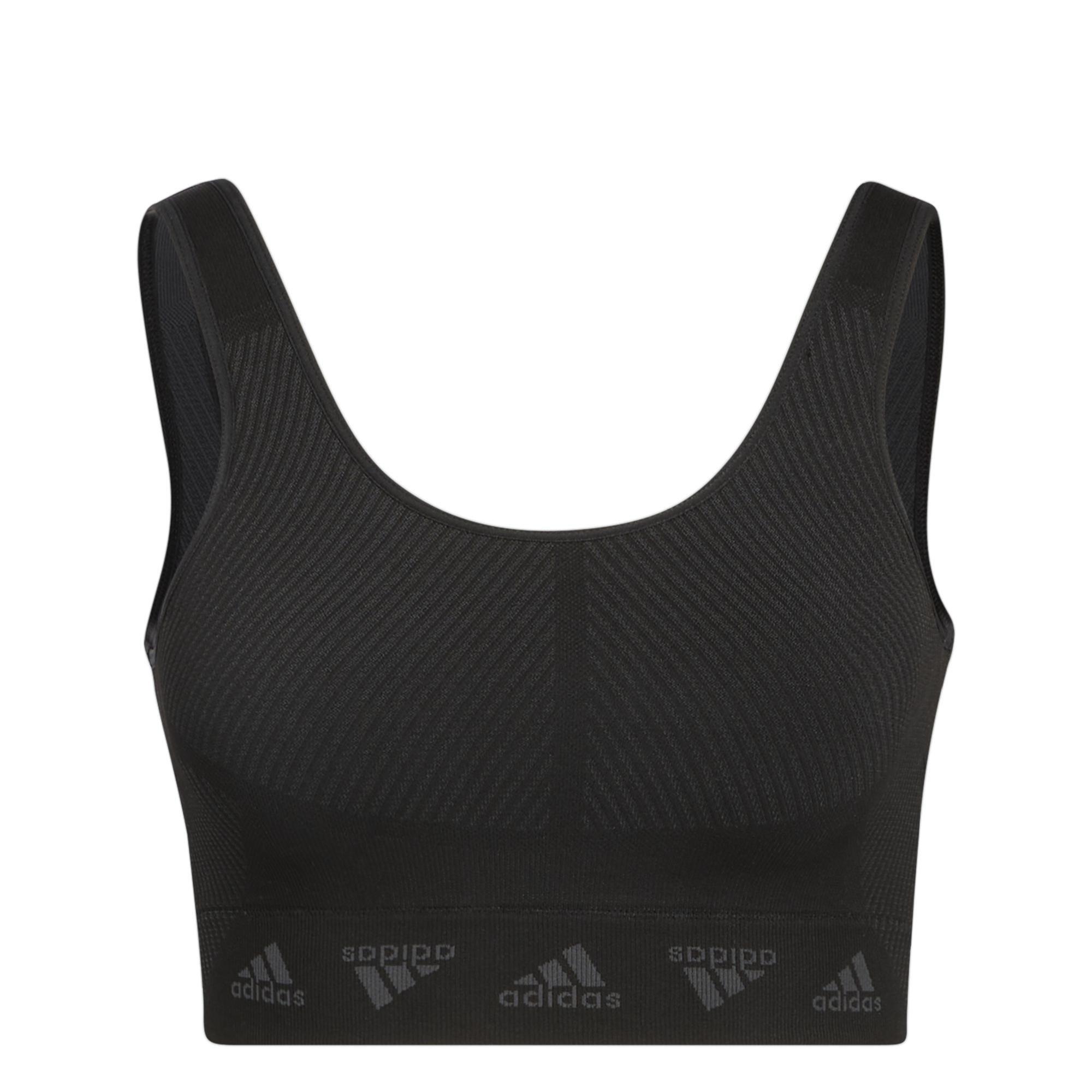 Aeroknit Light-Support Bra, Black, , large image number 1