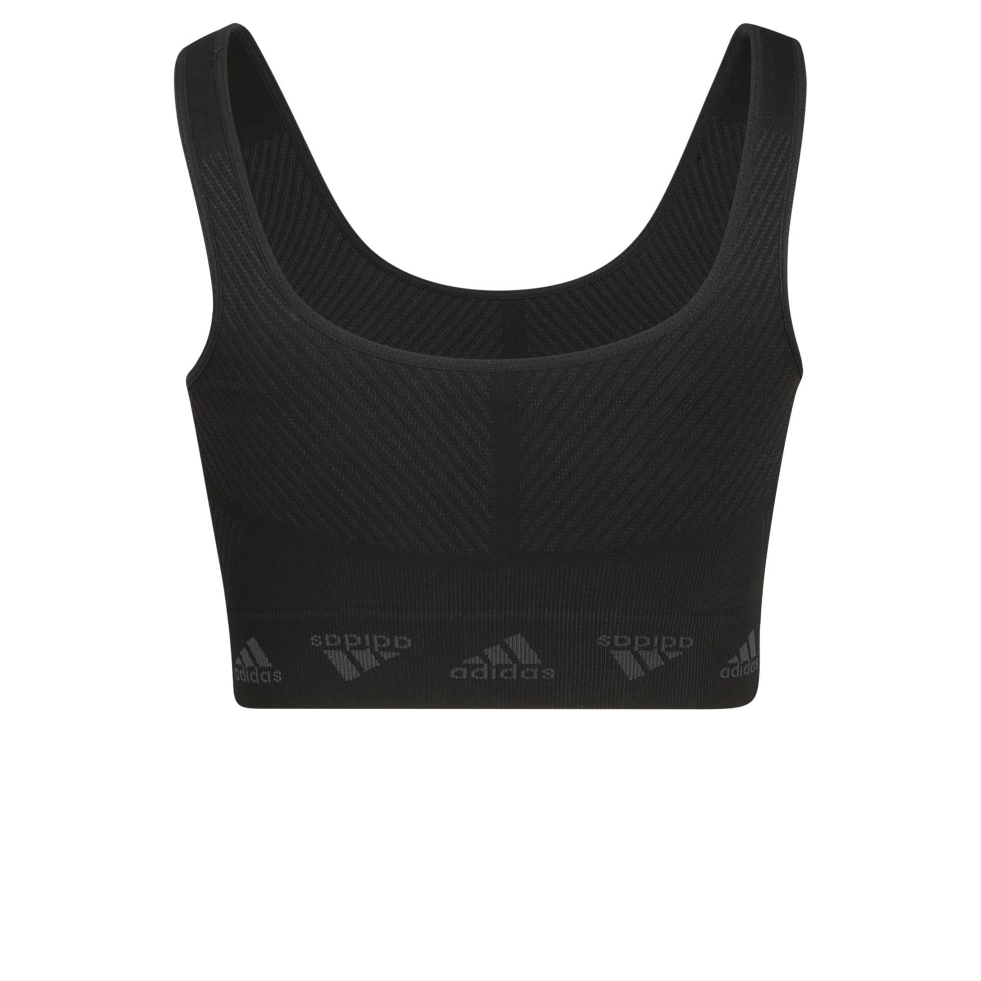 Aeroknit Light-Support Bra, Black, , large image number 6