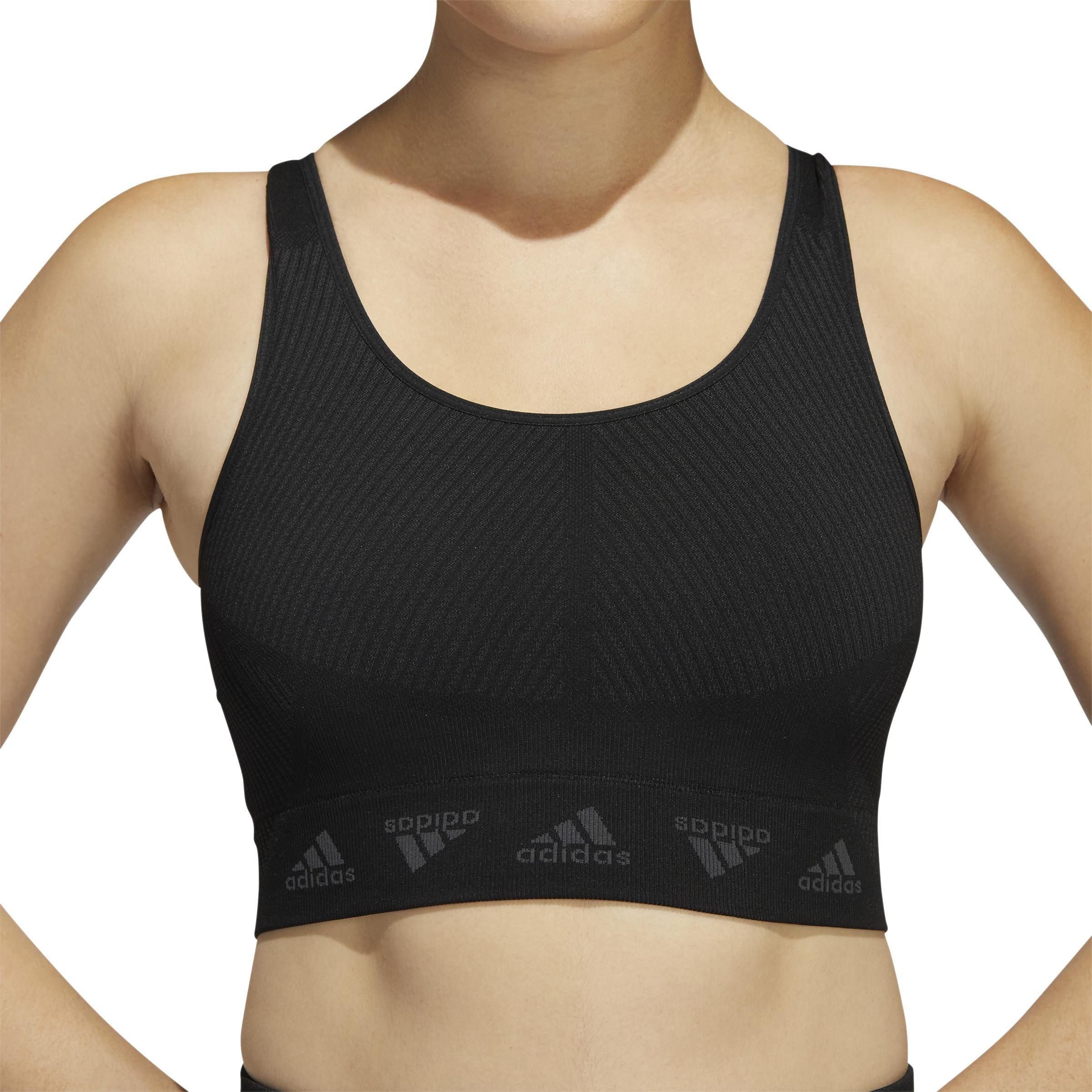 adidas, Light Support Aeroknit Bra Womens, Low Impact Sports Bras