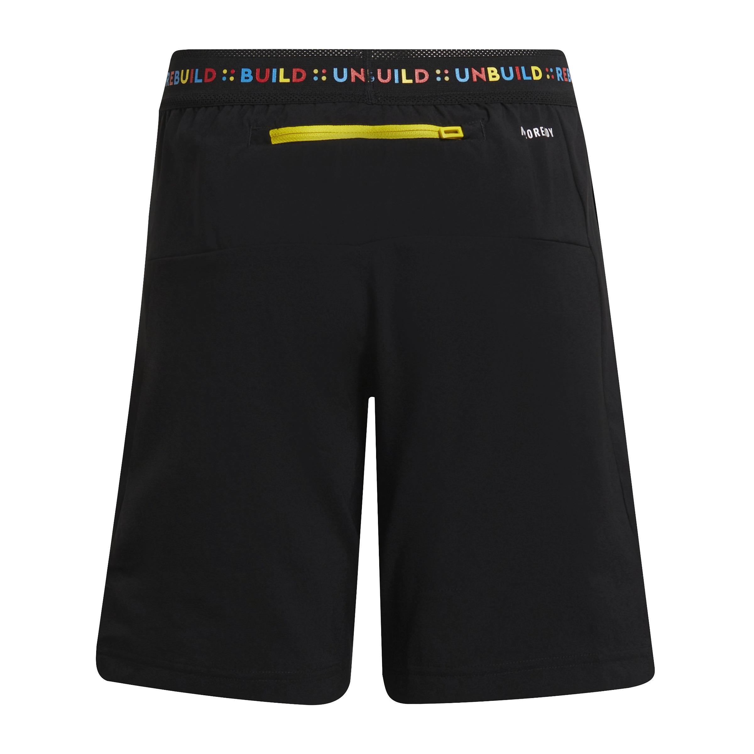 Unisex Lego Play Woven Shorts, Black, A901_ONE, large image number 9