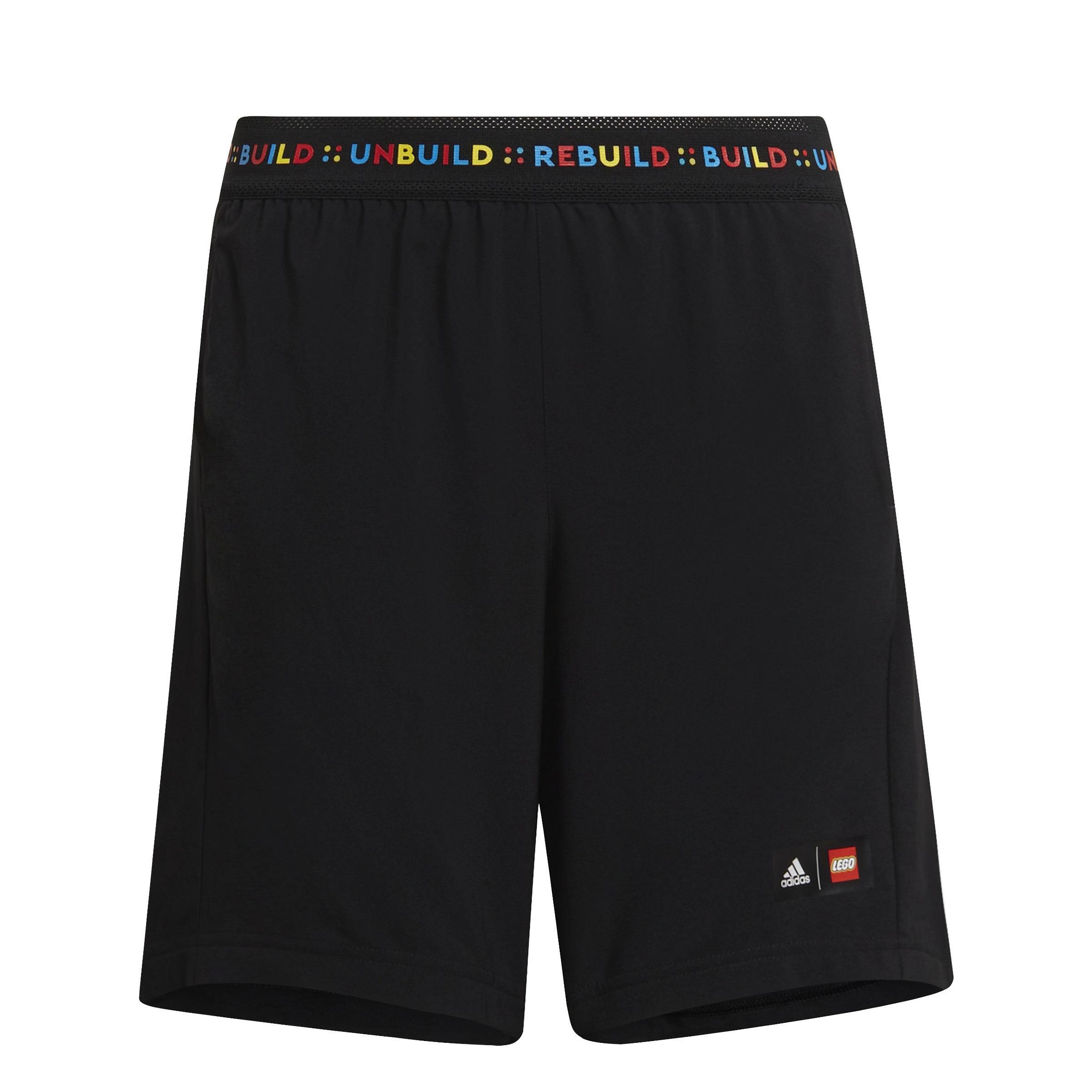 Unisex Lego Play Woven Shorts, Black, A901_ONE, large image number 18