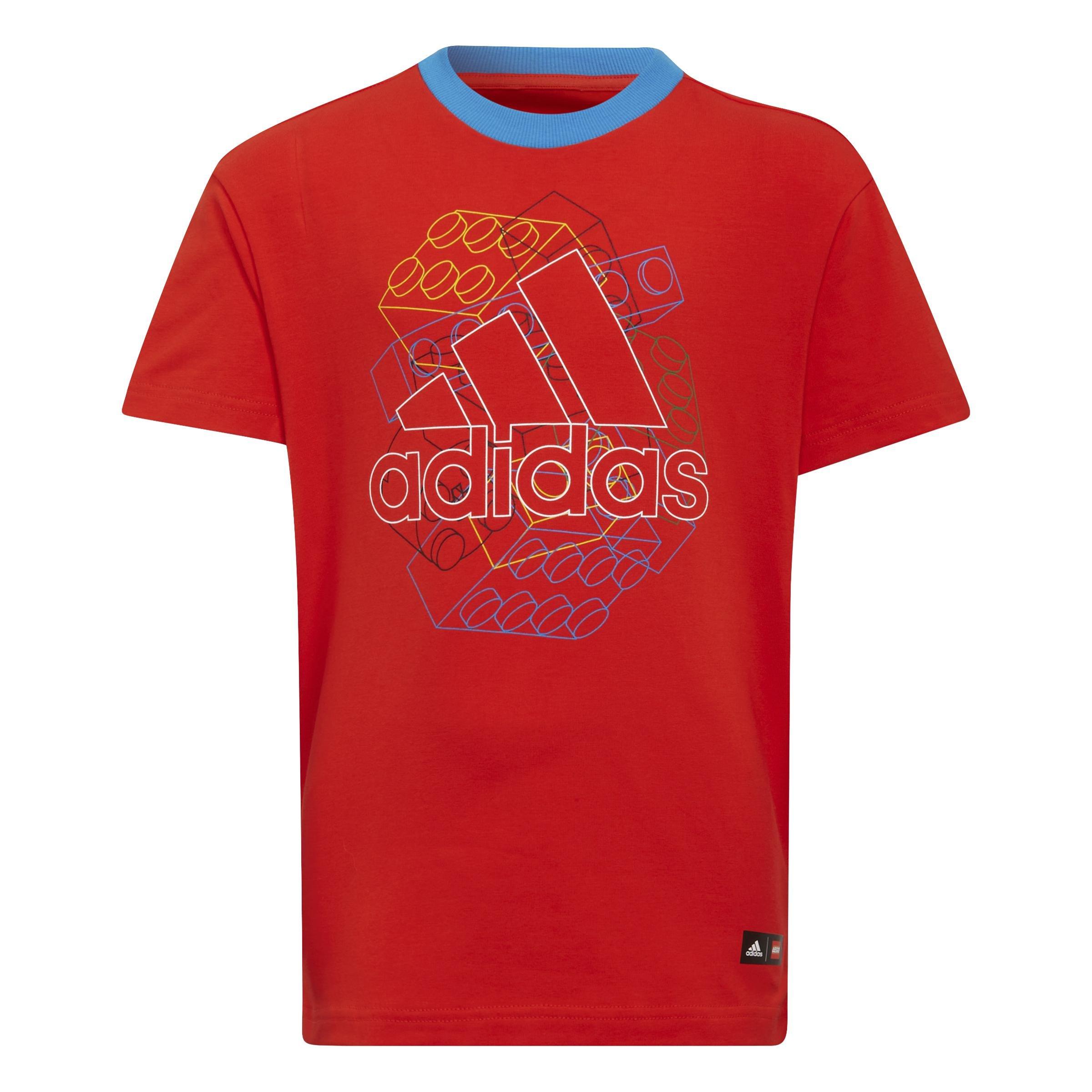 Unisex Kids Classic Lego T-Shirt, Red, A901_ONE, large image number 0